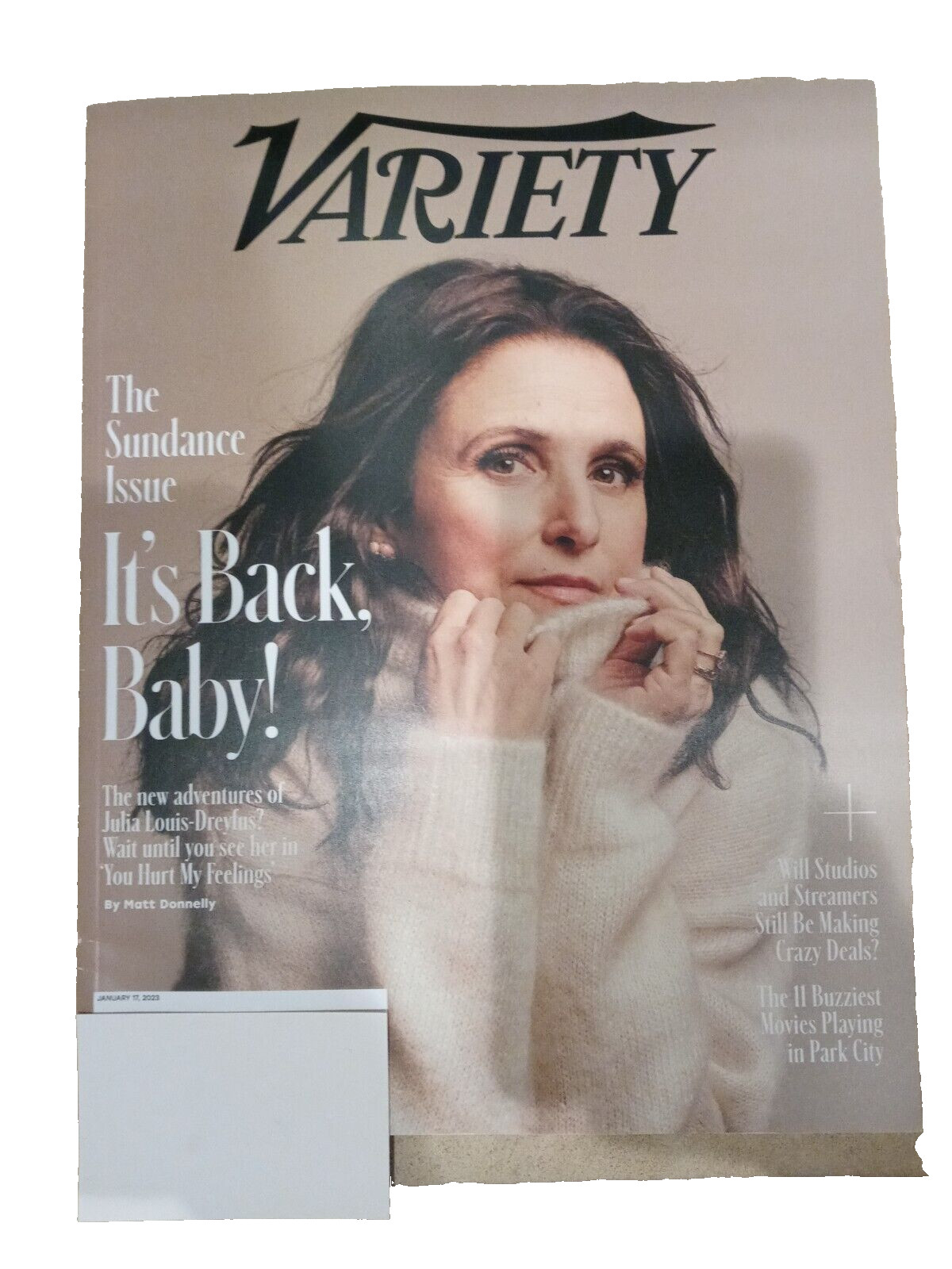 VARIETY MAGAZINE JANUARY 17 2023 JULIA LOUIS DREYFUS SUNDANCE WALT DISNEY ABBOTT