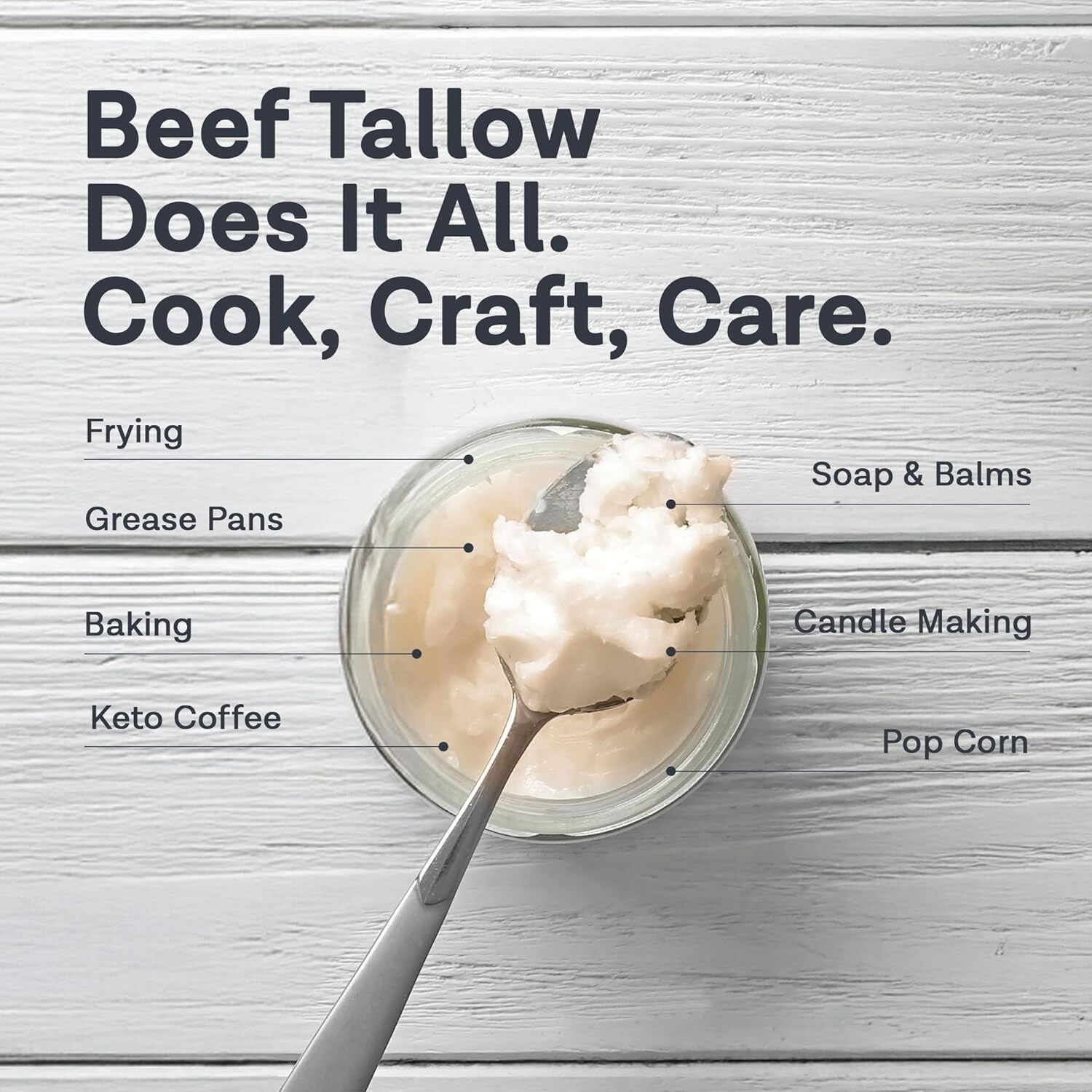 Nutritious Food Grade Beef Tallow – 24 lbs – Ideal for Keto Diet & Health Boost