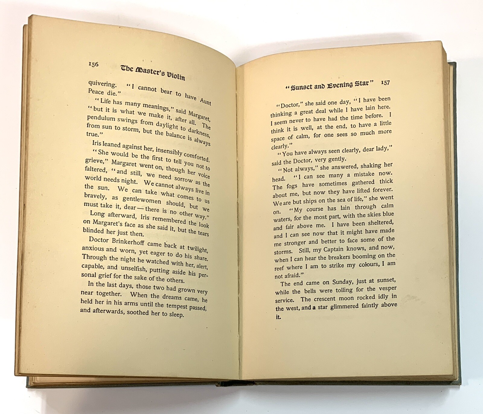 The Master’s Violin 1904 Myrtle Reed Grossett & Dunlap First Printing 315 Pages