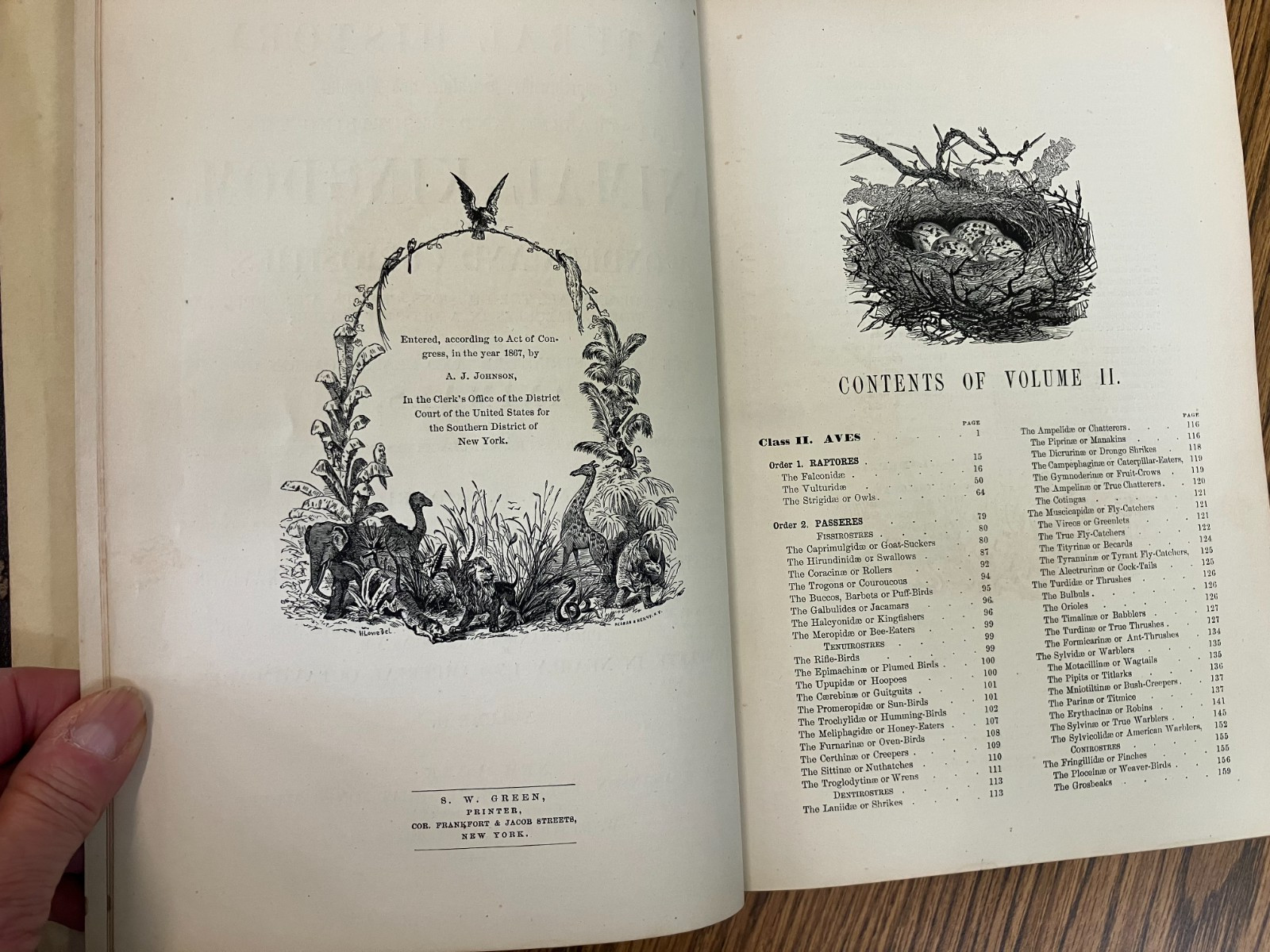 Johnson’s Natural History, Animal Kingdom, Vol. 1&2, by S. G. Goodrich, 1874
