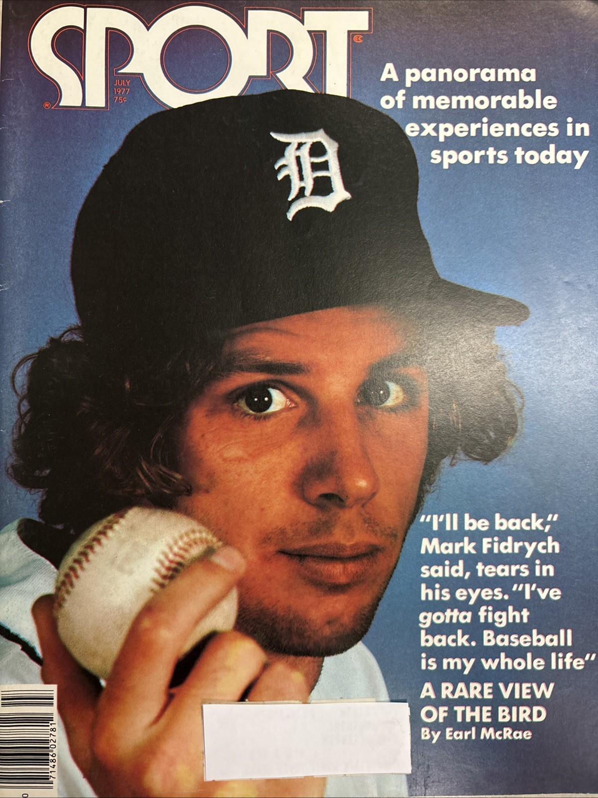 SPORT MAGAZINE (July 1977 Vol. 65 No. 1) – MARK FIDRYCH Detroit Tigers – MLB