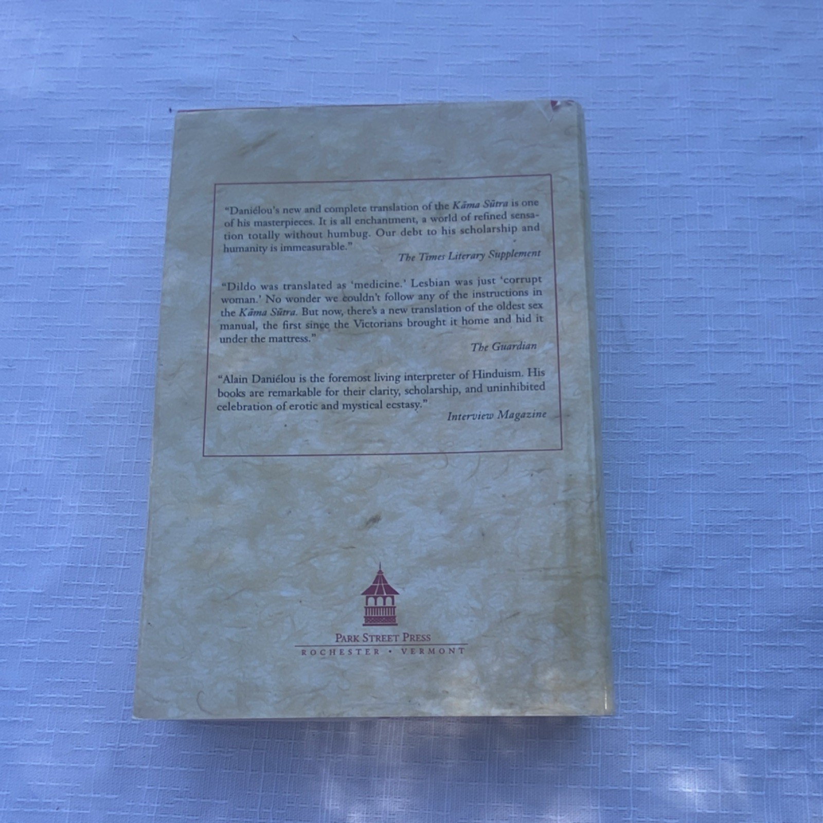 The Complete Kama Sutra Alain Daniélou Park Street Press Hardcover Love Hinduism