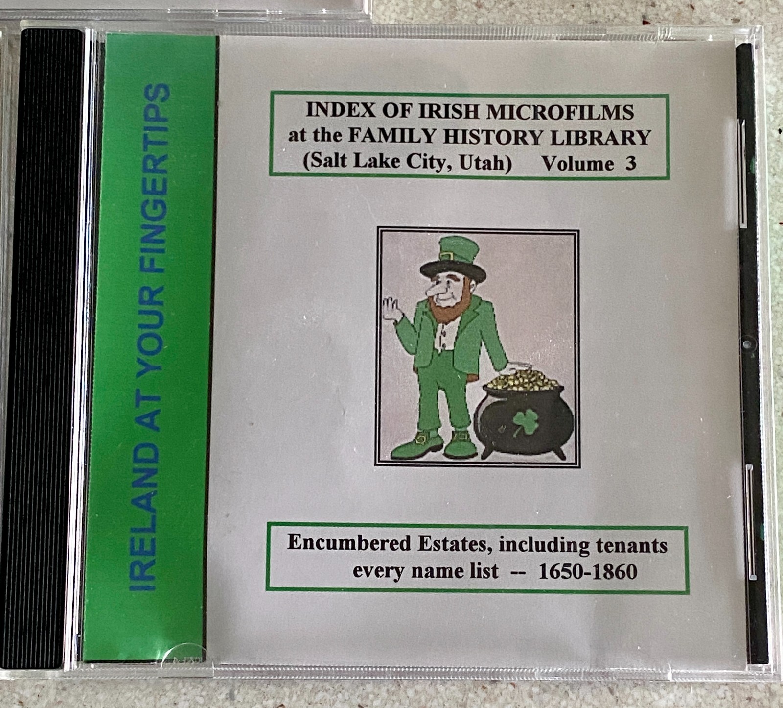 Ireland At Your Fingertips Inex of Irish Microfilms FAmily History Vol 1 2 & 3