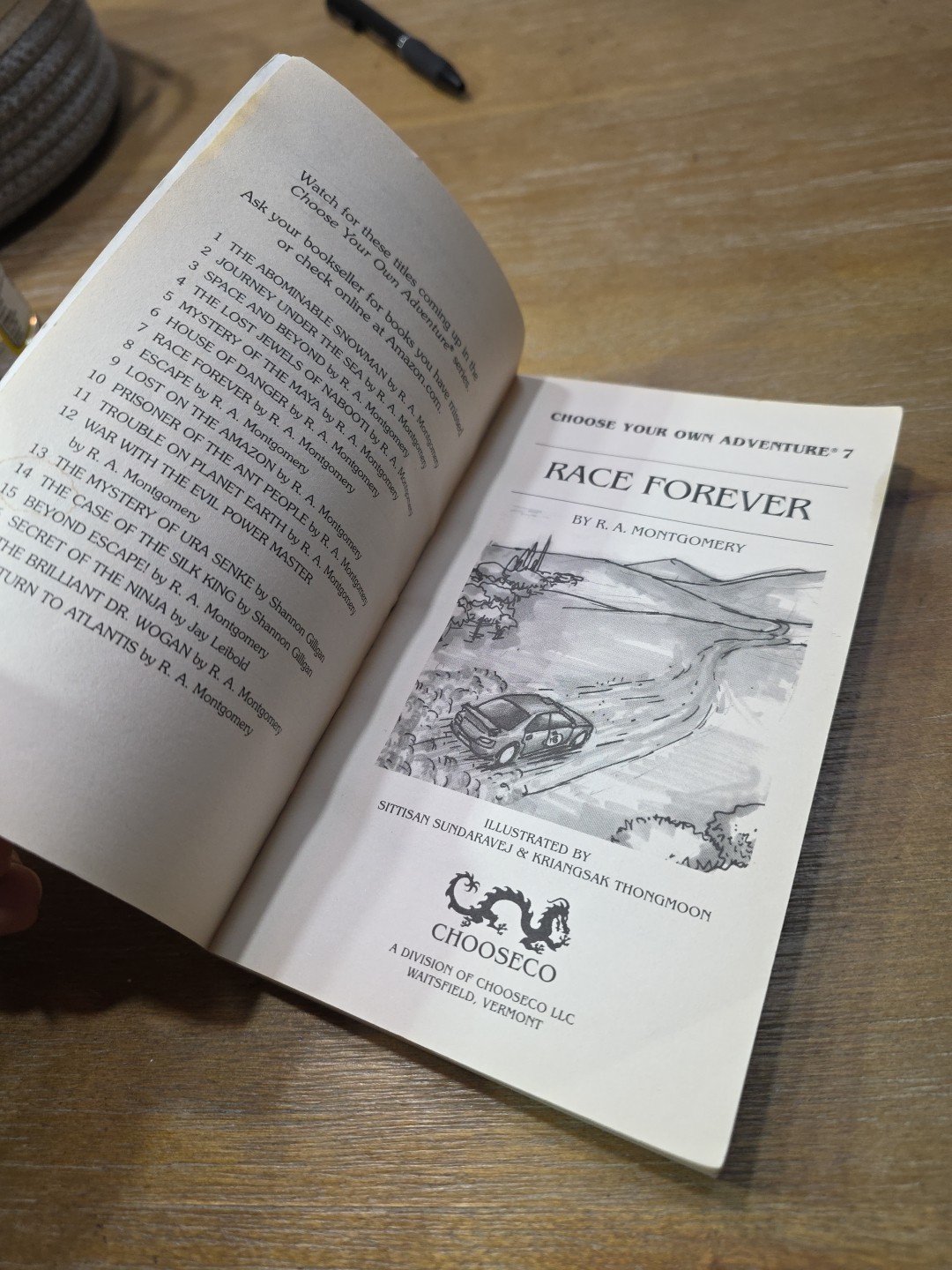 Race Forever, R. A. Montgomery, 2006, Perfect, 1st Edition