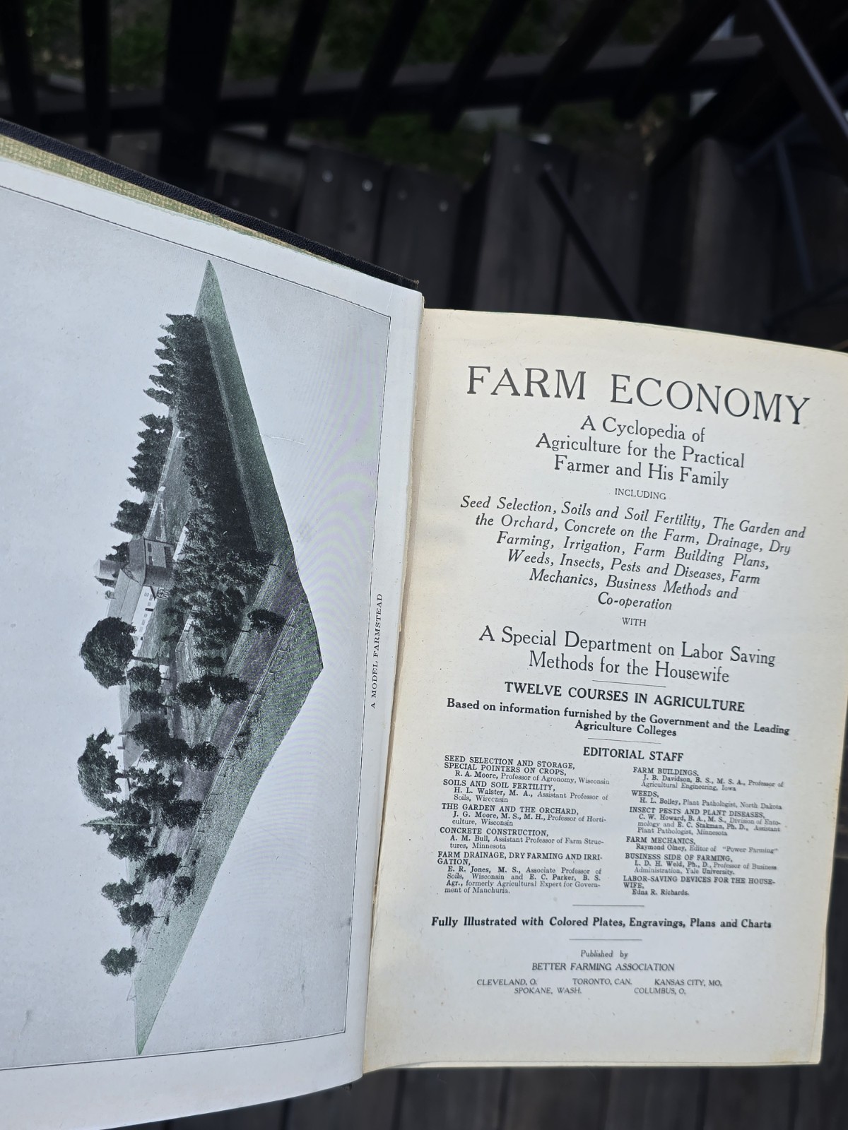 1920 Farm Economy Twelve Courses in Agriculture Better Farming Assn 1247 Pages