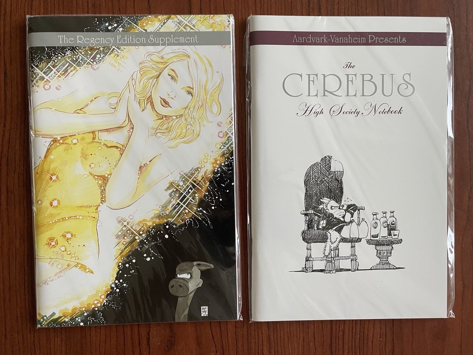 Cerebus High Society Regency Edition Signed Hardcover Original Art Bundle
