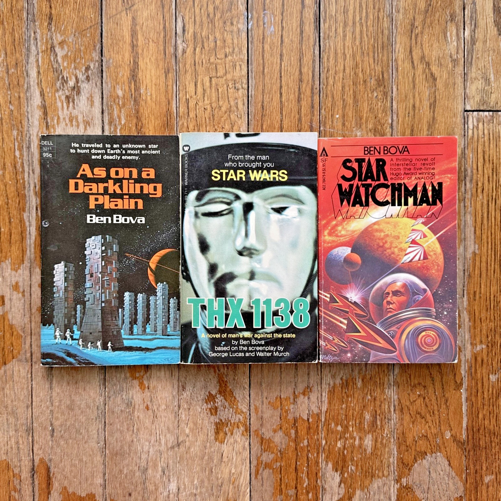 Ben Bova ACE DELL WB SF Darkling Plain THX 1138 Star Watchman PB Lot of 3