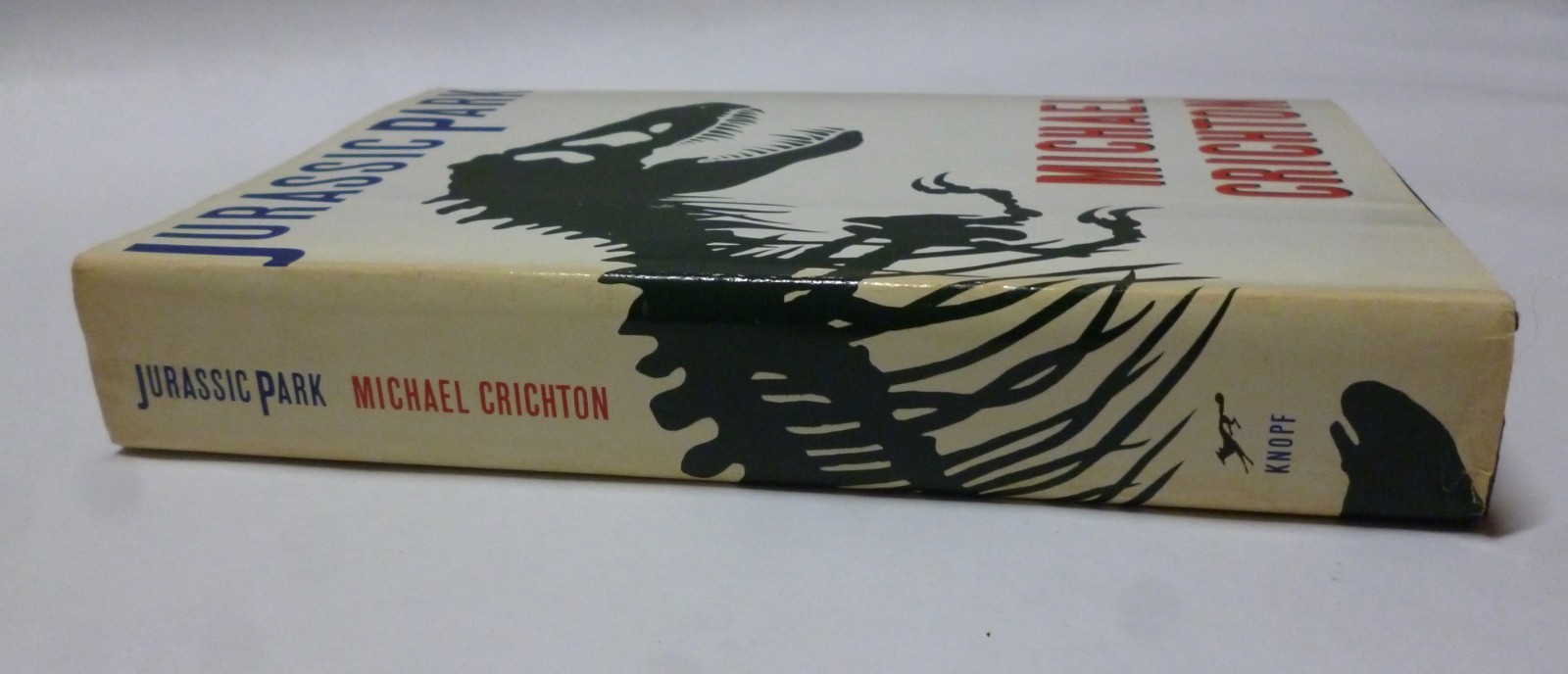Jurassic Park by Michael Crichton 1990 Knopf Hardcover BCE Good