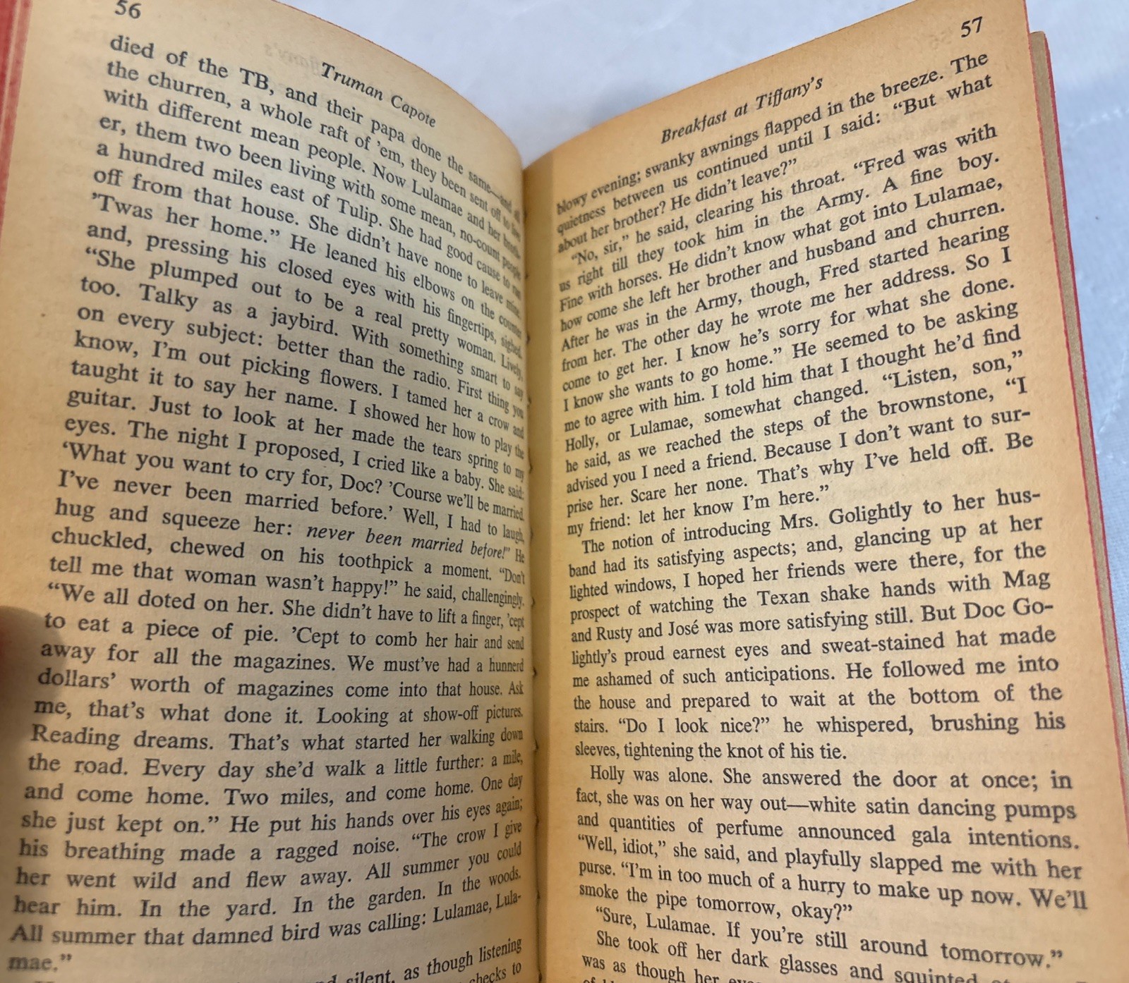 Breakfast at Tiffany’s – Truman Capote (1959 1st Signet pb #D1727) New American