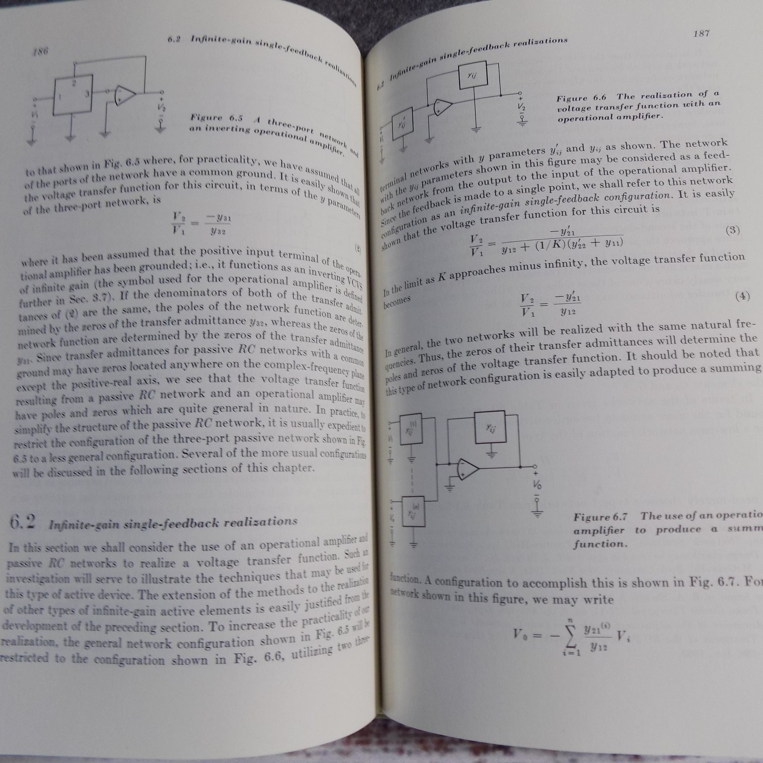 Vintage Theory & Design Active RC Circuits Huelsman 1968 McGraw-Hill Electrical