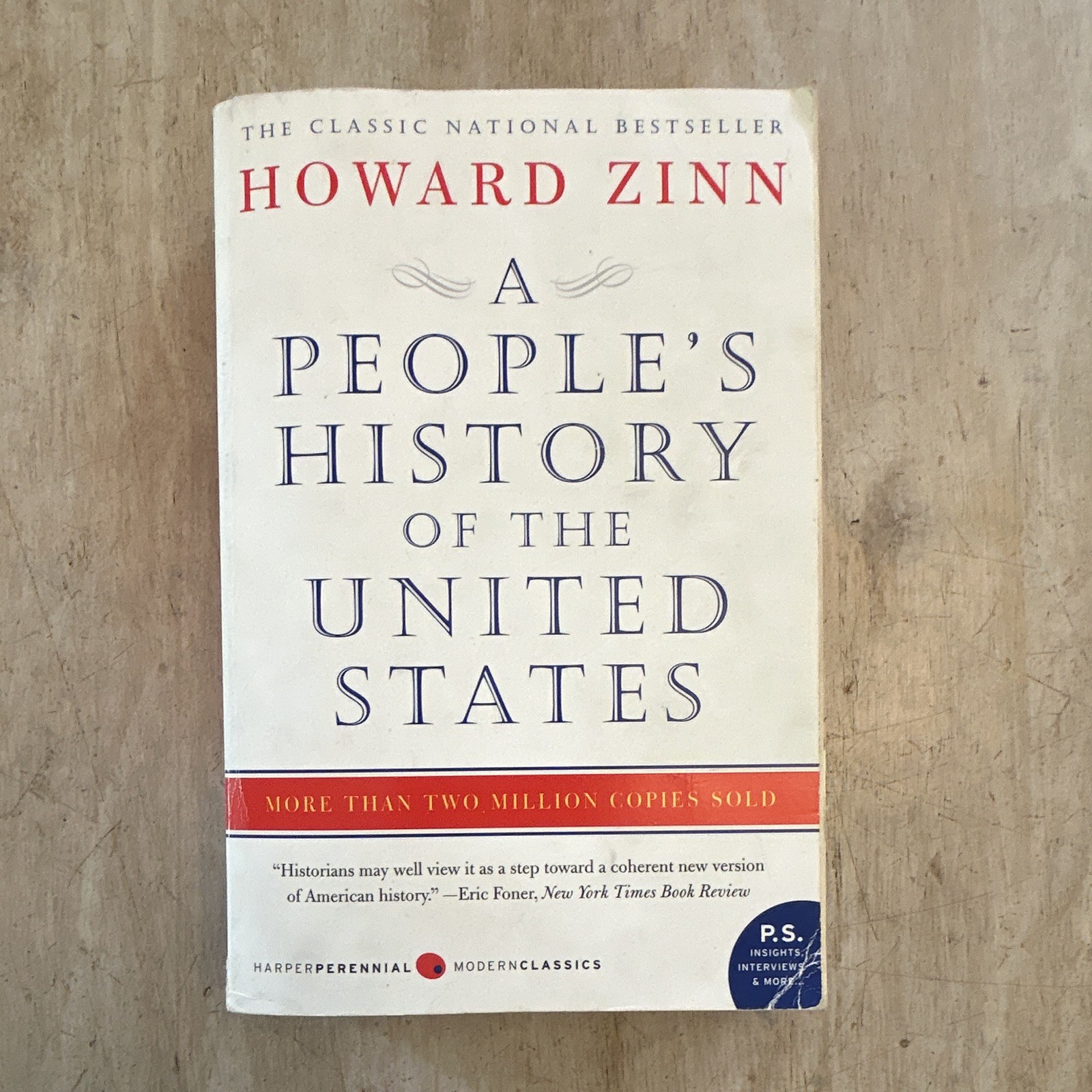 Howard Zinn: A People’s History of the United States; 2005 Trade Paperback