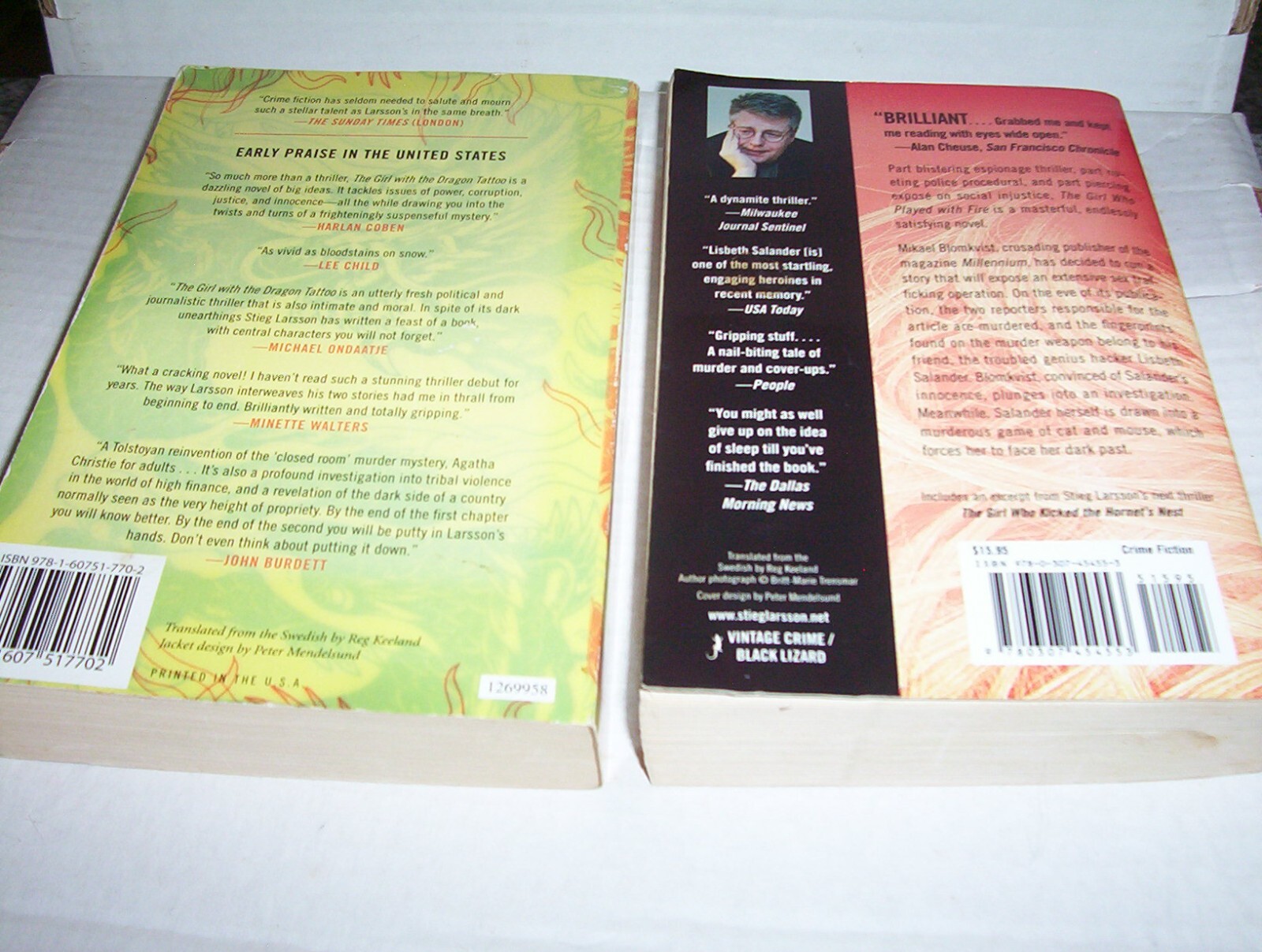 2 Vols – The Girl With The Dragon Tattoo & The Girl Who Played With Fire