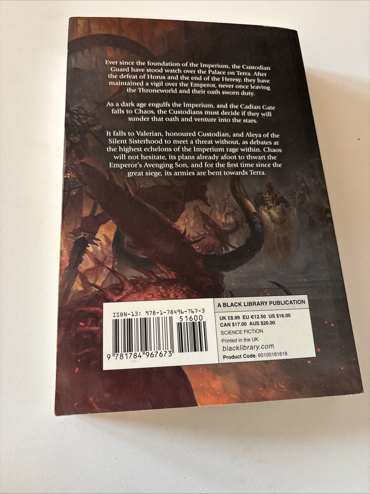 Warhammer 40K – Watchers of the Throne: The Emperor’s Legion – Chris Wraight PB