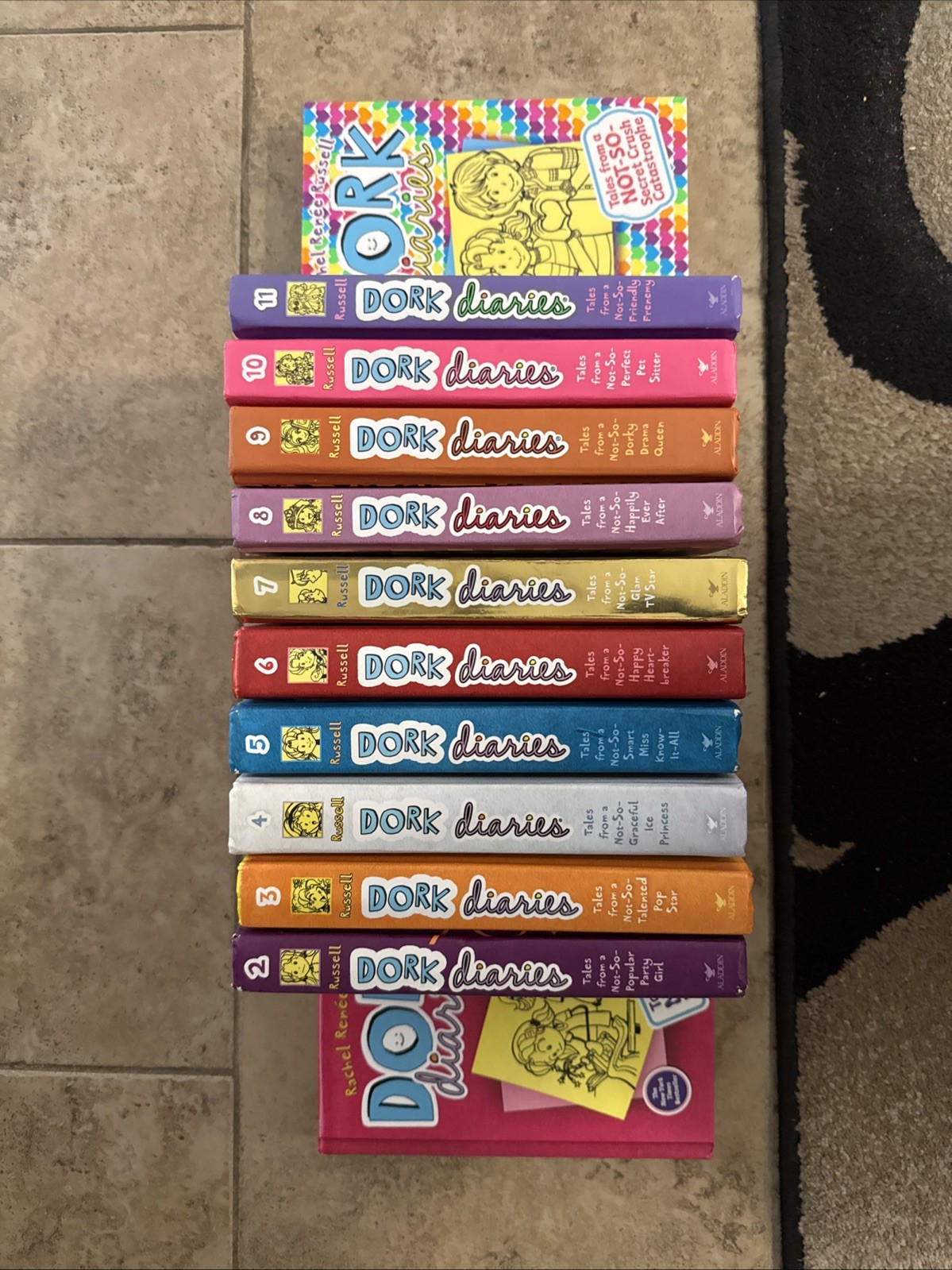 Dork Diaries Book Set #1-12 in Hardcover