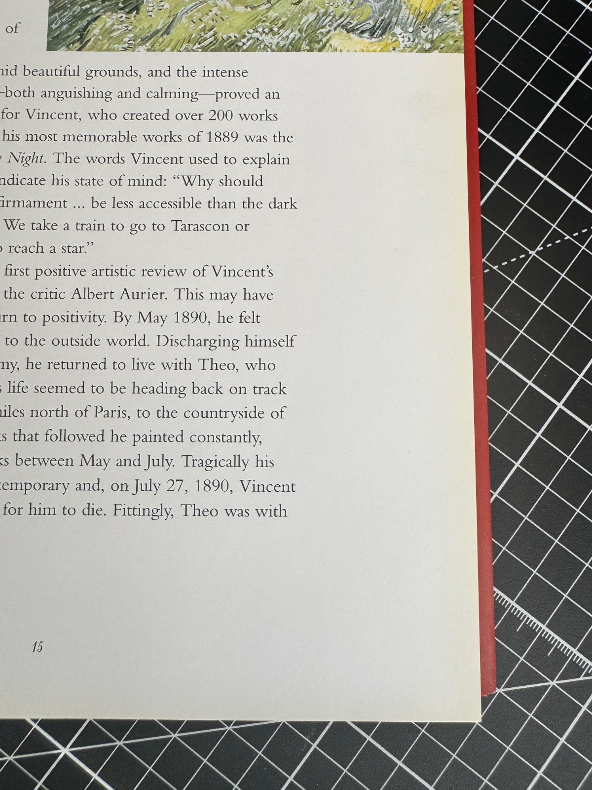 Van Gogh art book copyright 2000 by Parragon Books
