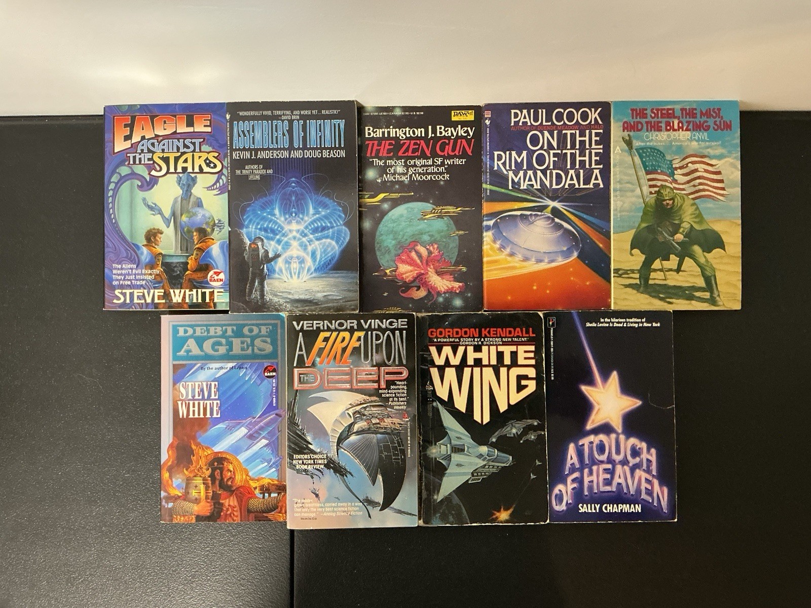 Lot of 20 Science Fiction Paperback Books Steve White James Blish #B104