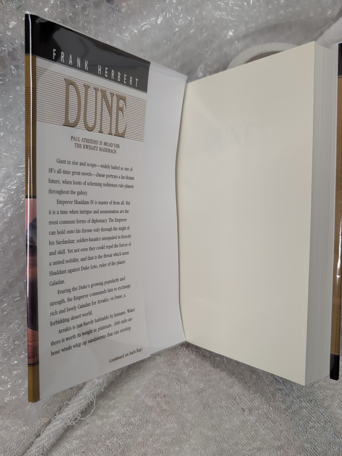 5 Vols!! DUNE COMPLETE SERIES by Frank Herbert + Custom Mylar ~ DUNE in 5 Vols!!