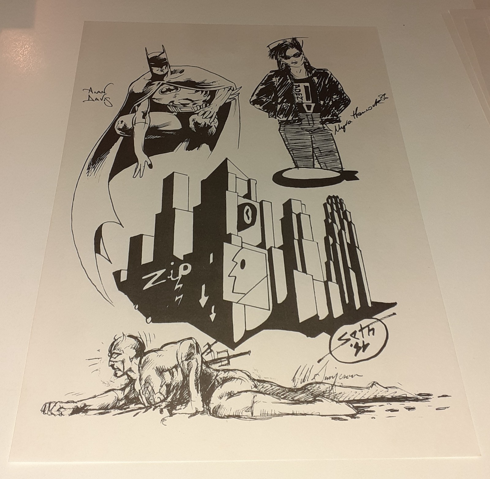 UKCAC 1986 PORTFOLIO Alan Moore Frank Miller Brian Bolland Batman Joker Watchmen