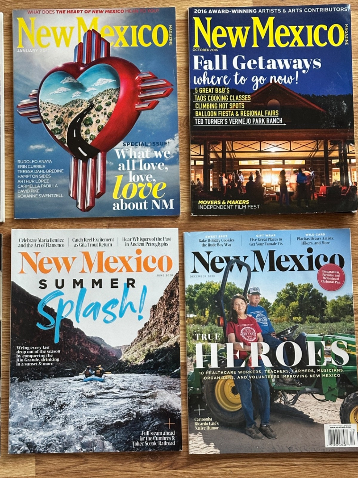 New Mexico Magazine (multi-year) Lot of 6 Issues Lifestyle Home Decor Recipes