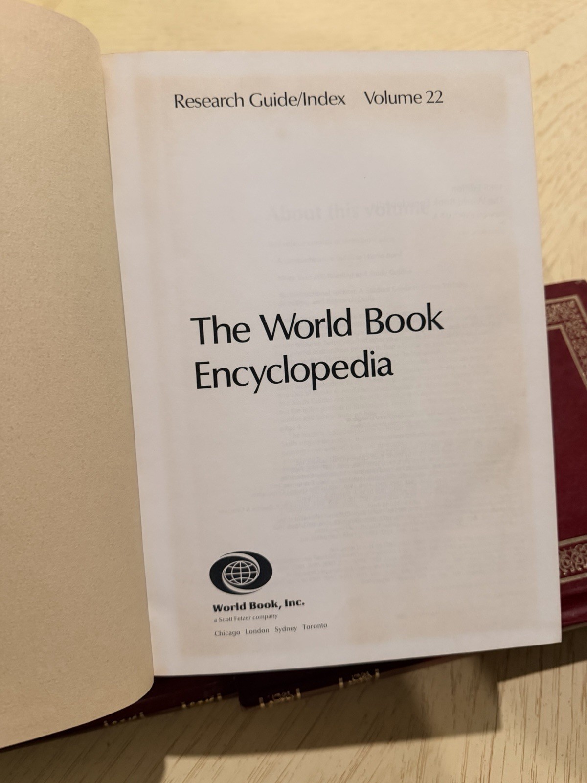 The World Book Encyclopedia set of 12 books)