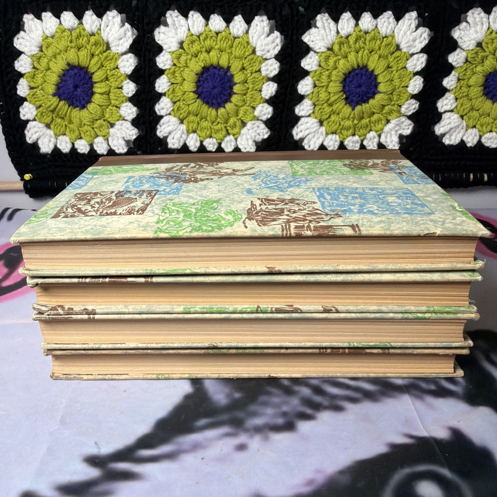 Vintage The Bible Story Library 4 Vol Set 1957 Turner Hodges Illustrated Busoni