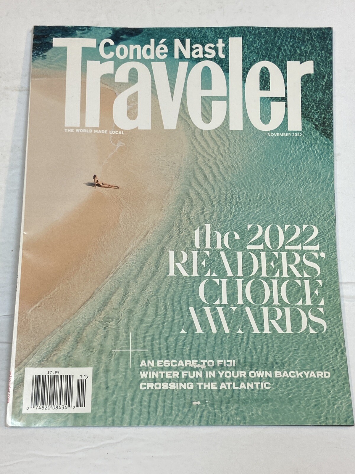 Conde Nast Traveler Magazine Nov 2022 Readers Choice Awards Across Atlantic Fiji