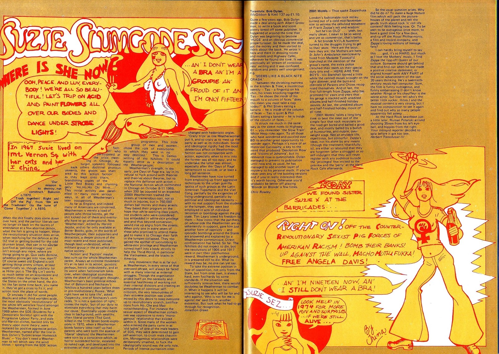 London OZ Magazine No.39 December 1971 – Thrilling Murder Comics Cover.