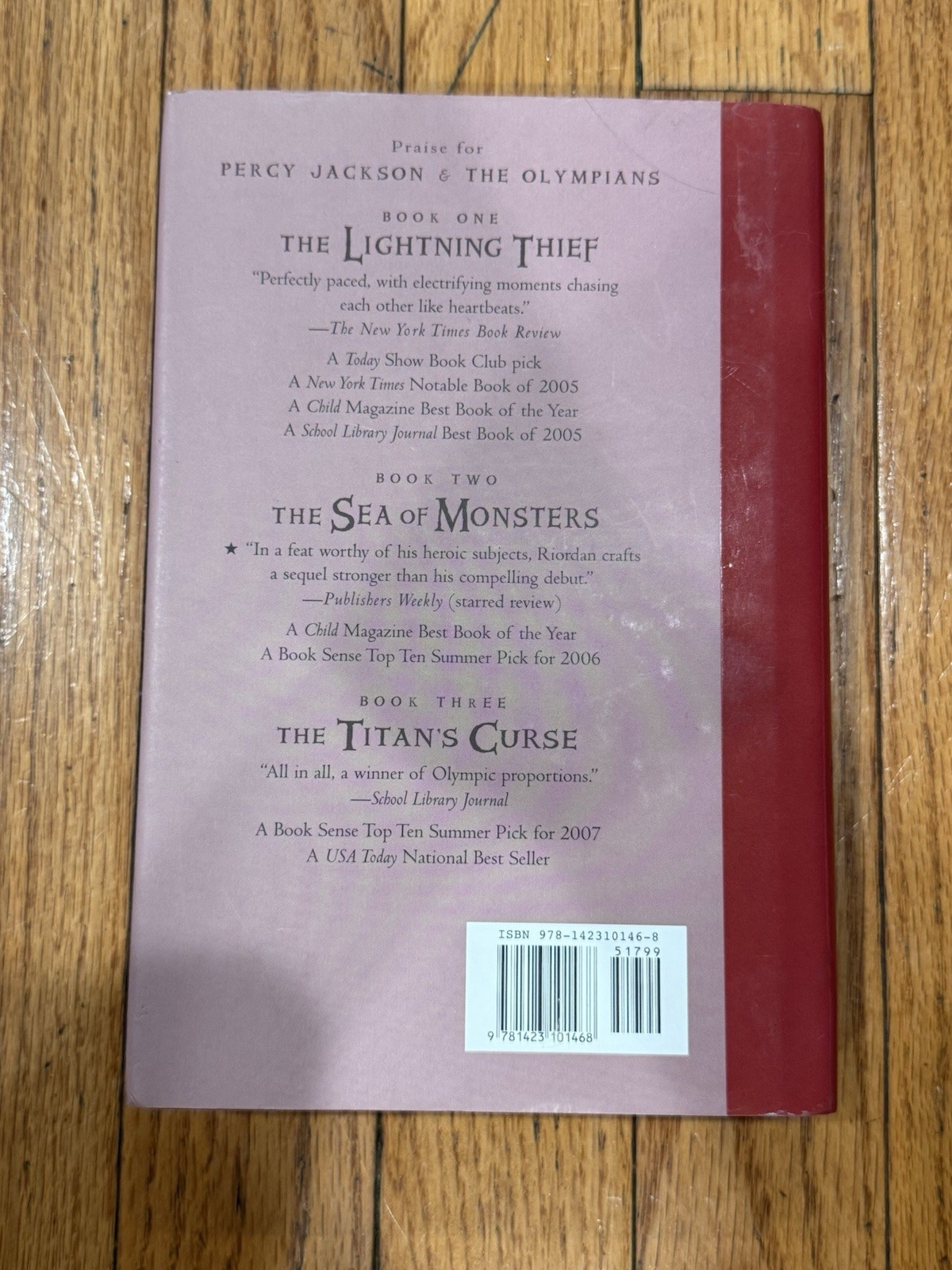 Percy Jackson Olympians HC Set, Lightning Thief Series 1st Ed OOP—VERY GOOD