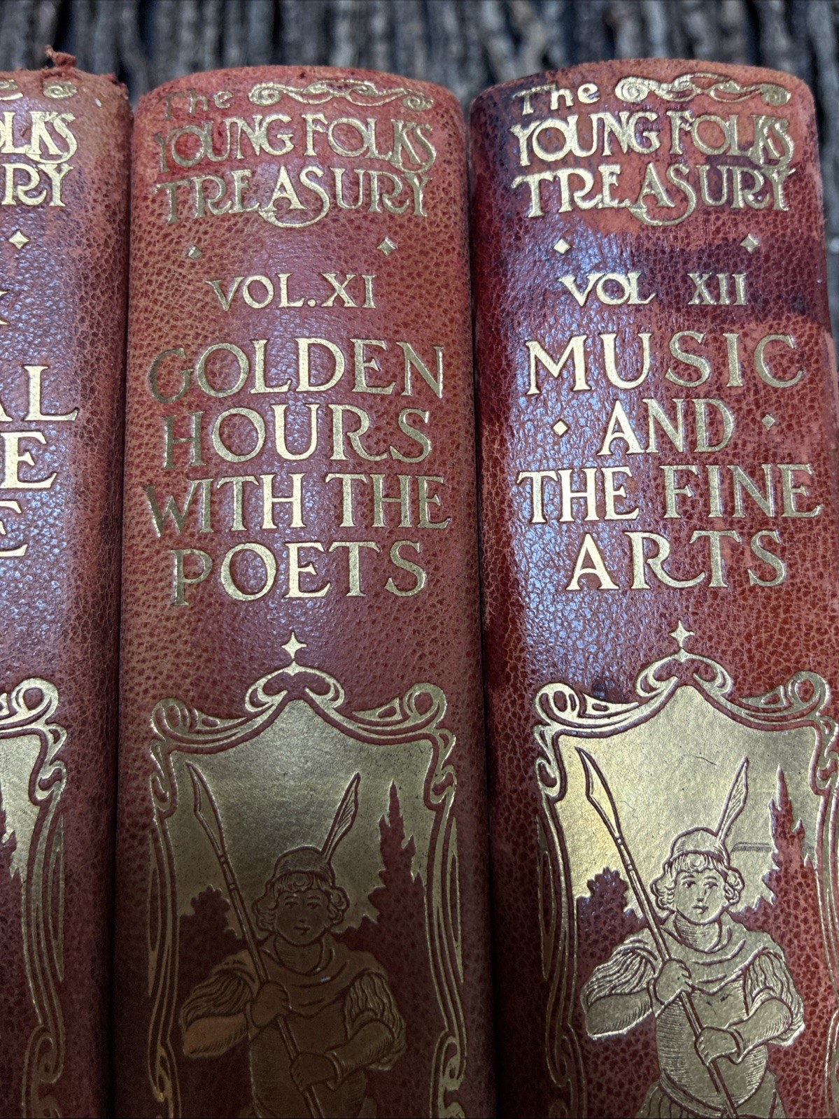 1900 The Children’s Classics Vintage 12-Volume Set Fine Binding Amazing Set