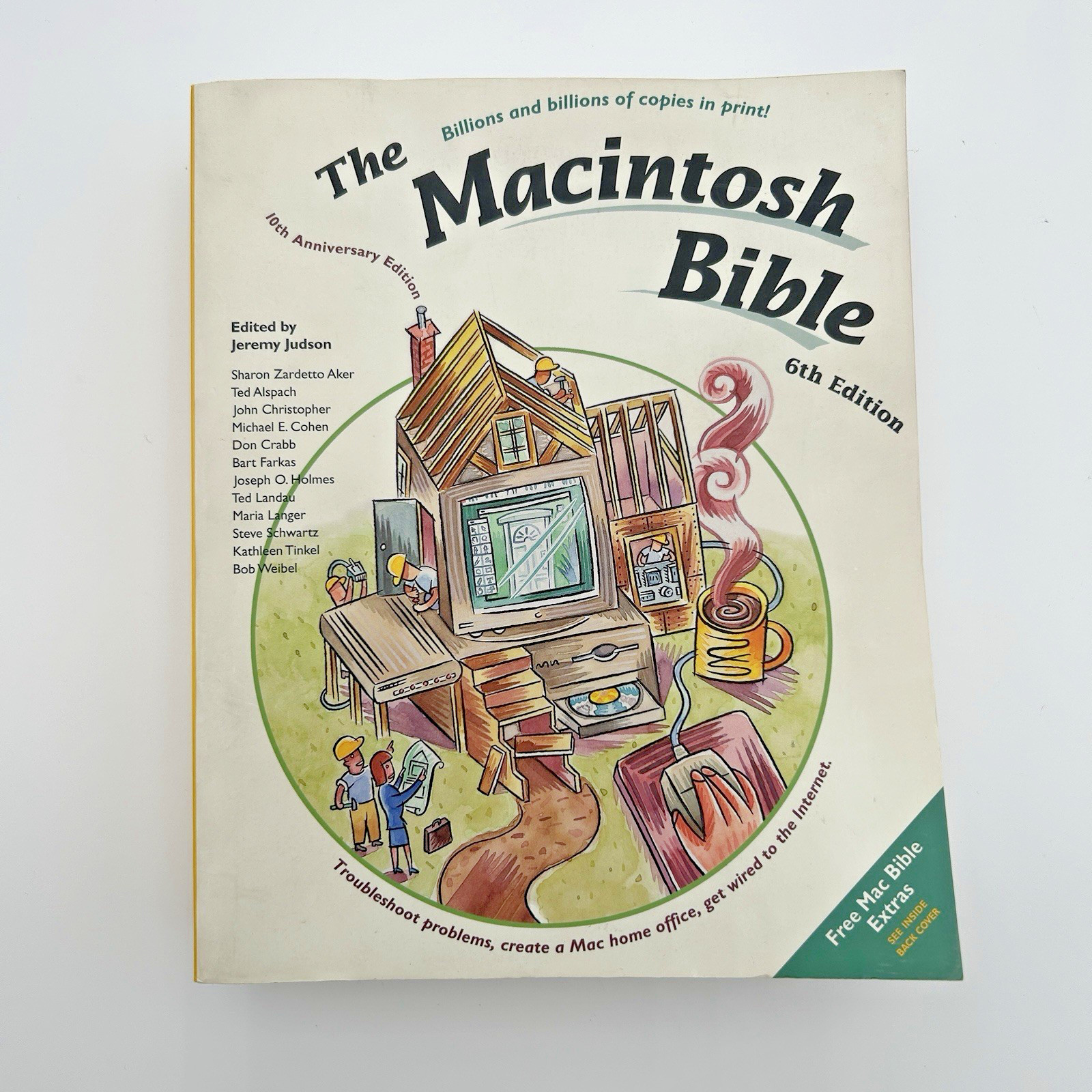 MACINTOSH BIBLE 6th Ed JEREMY JUDSON VINTAGE 1996 PEACHPIT PB 991pgs Mac Guide