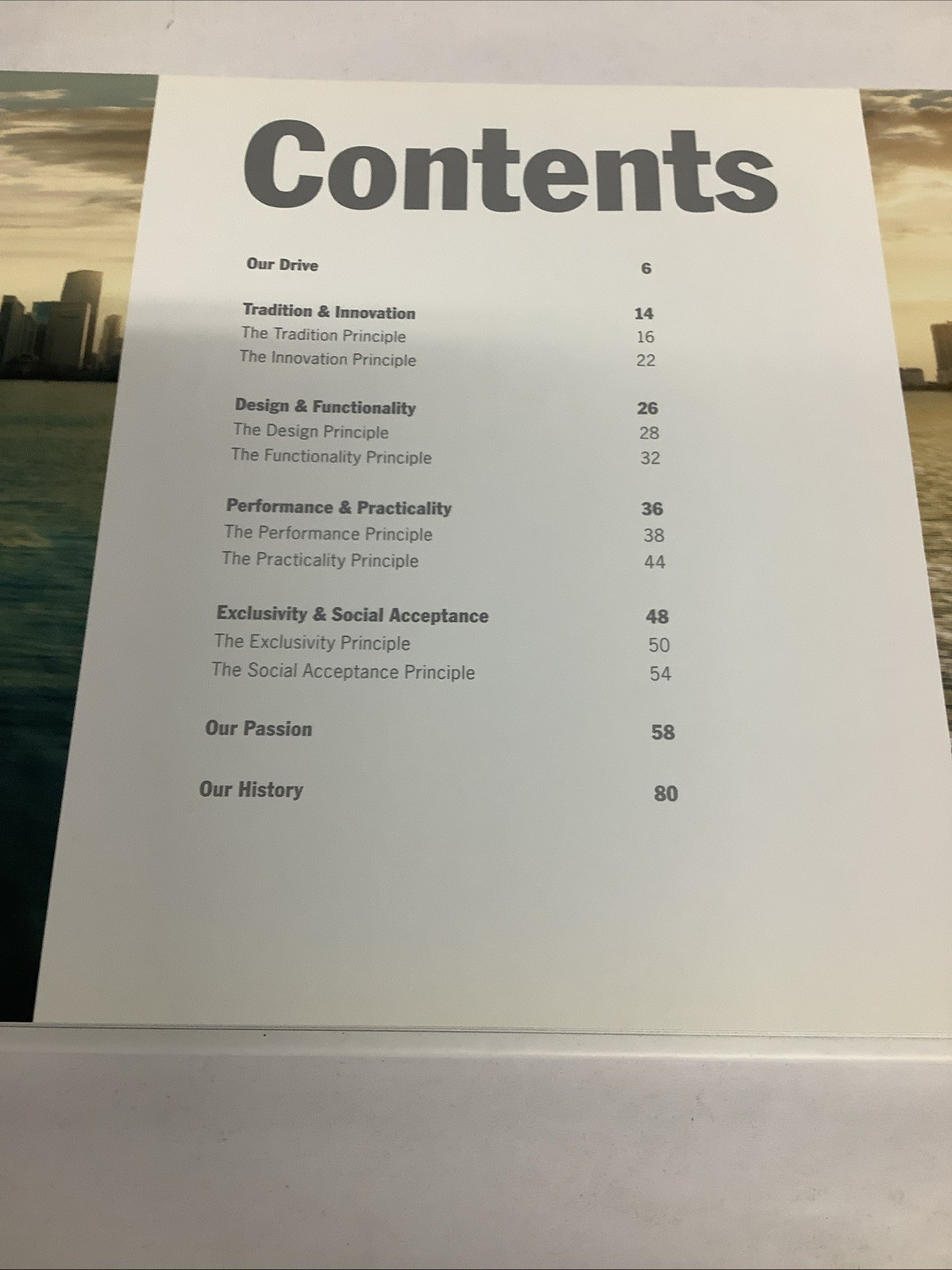 The Porsche Principle Hardcover Booklet Magazine 2015 Edition 105 Pages *NEW*