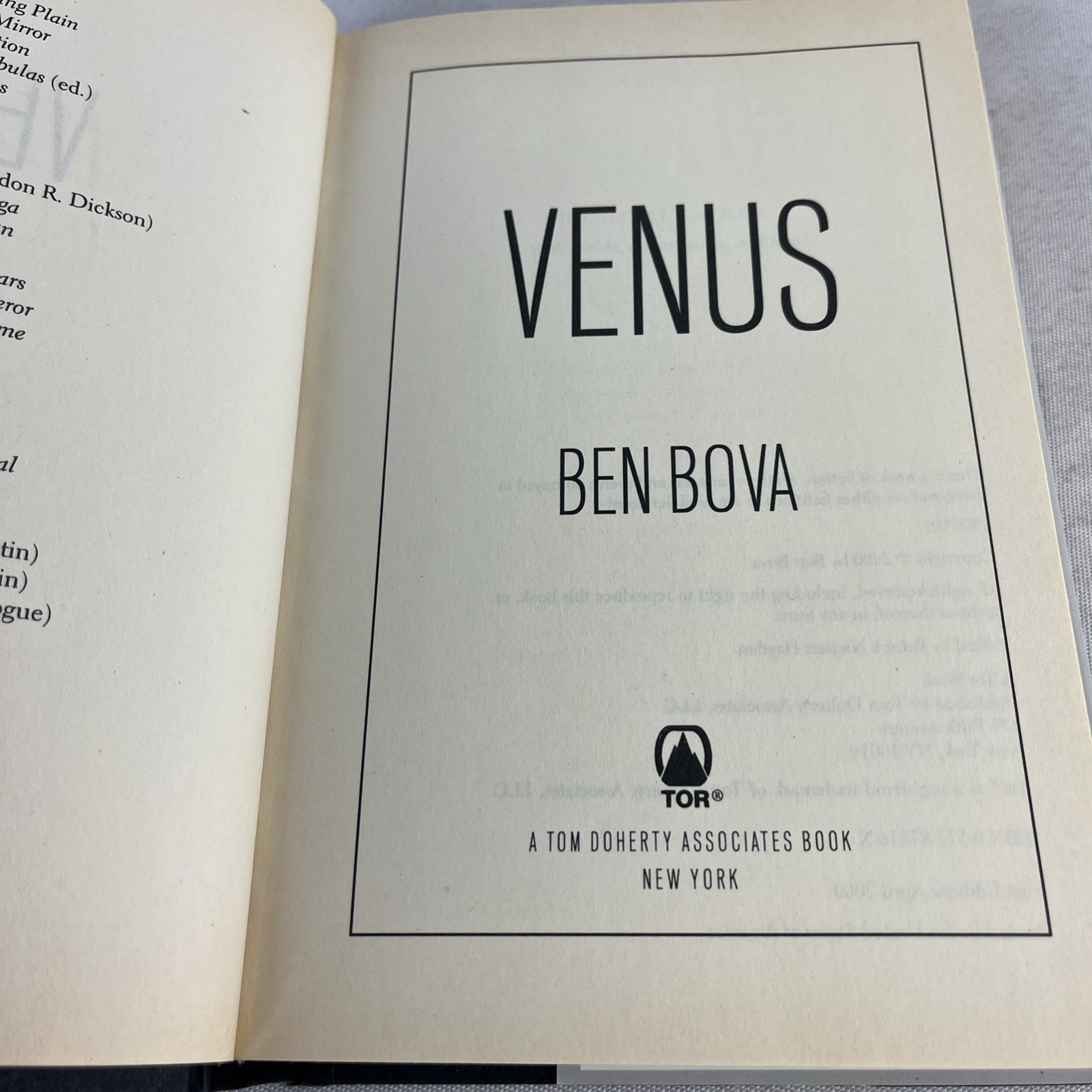 Ben Bova Hardcover Sci Fi Books – Lot of 4