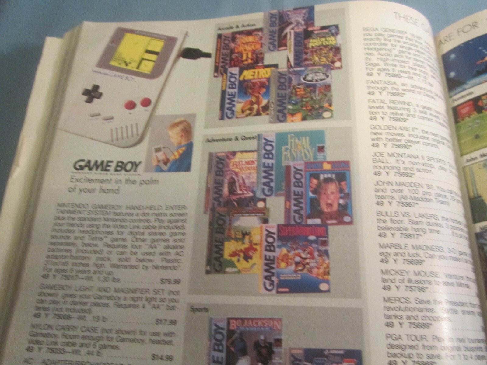 SEARS CATALOG 1993 Fall Winter 1500+ pages NES Sega GAME BOY [Z141]