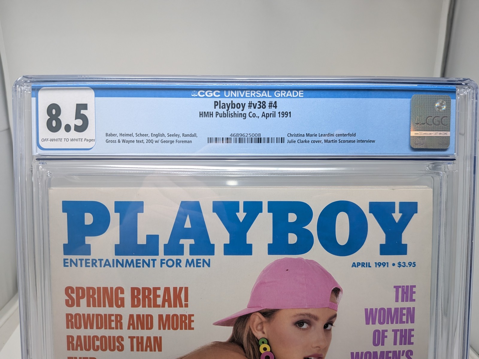 Playboy Magazine April 1991 🔥 CGC Graded 8.5 🔥