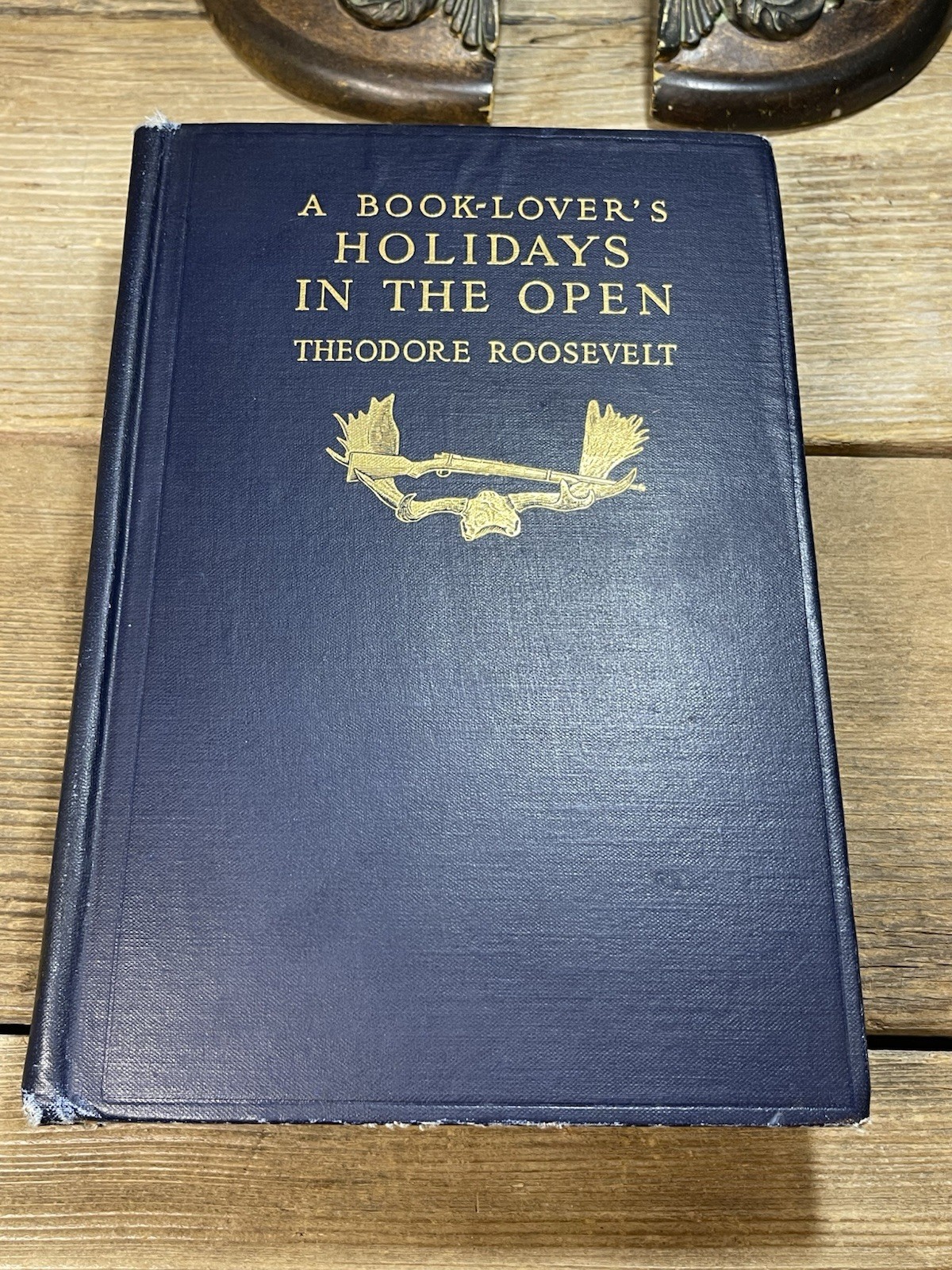 A Book Lovers Holidays in the Open – Ex-Lib Theodore Roosevelt HC Scribners 1916