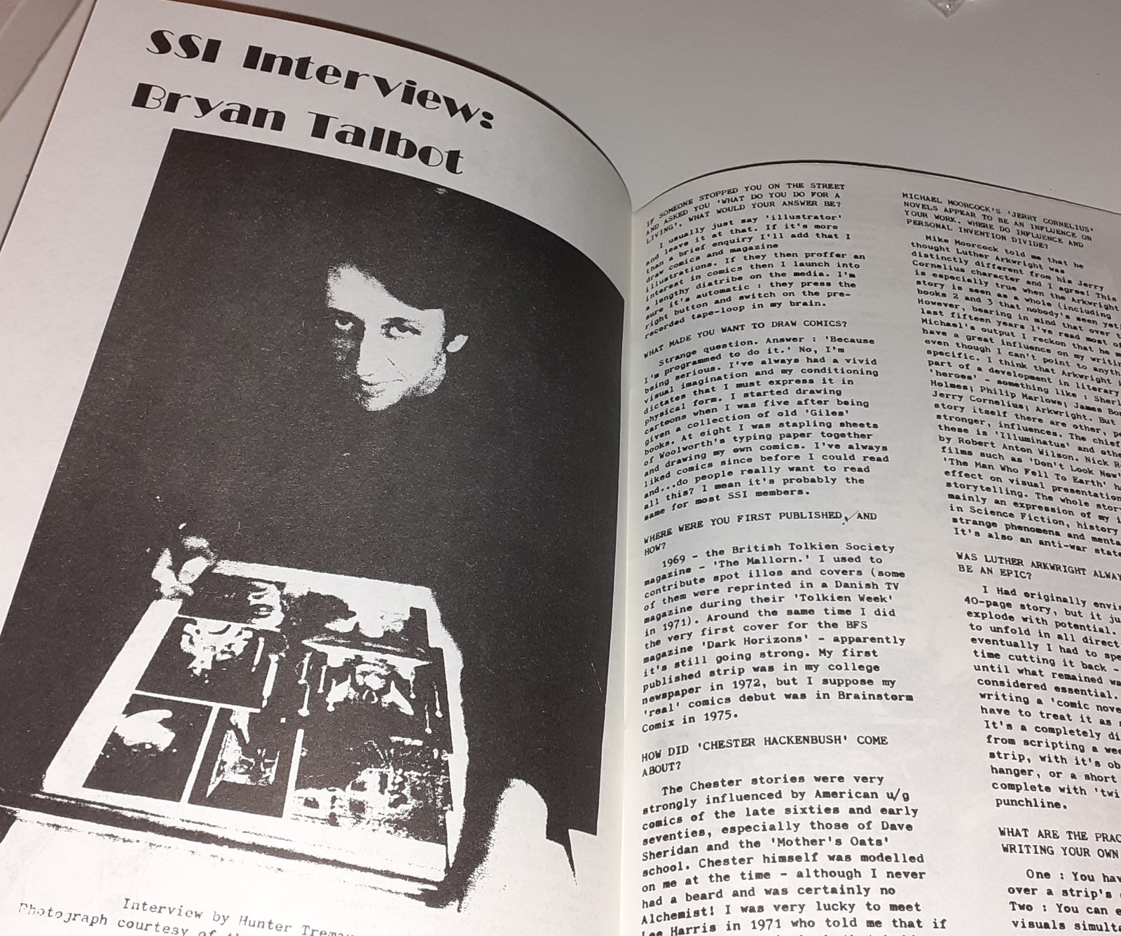 SSI JOURNAL no.49 fanzine UK 1983 ALAN MOORE Miracleman V for Vendetta Warrior