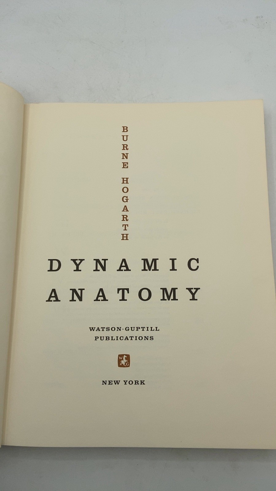 Dynamic Anatomy Burne Hogarth Hardcover Sixth Printing, 1973 1958