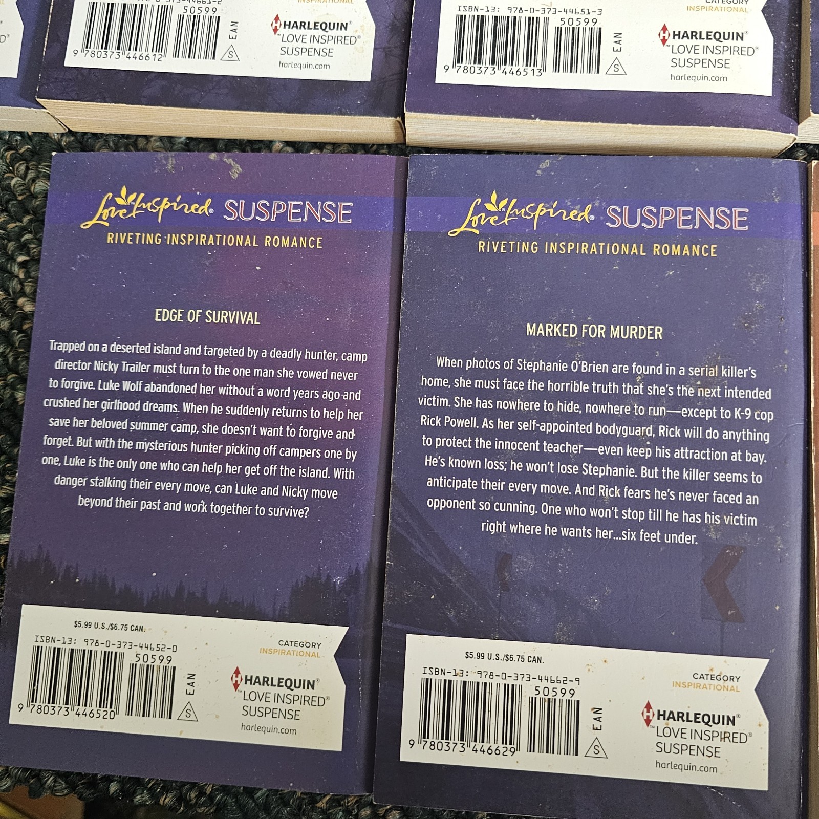 Love Inspired Suspense 15 Book Lot