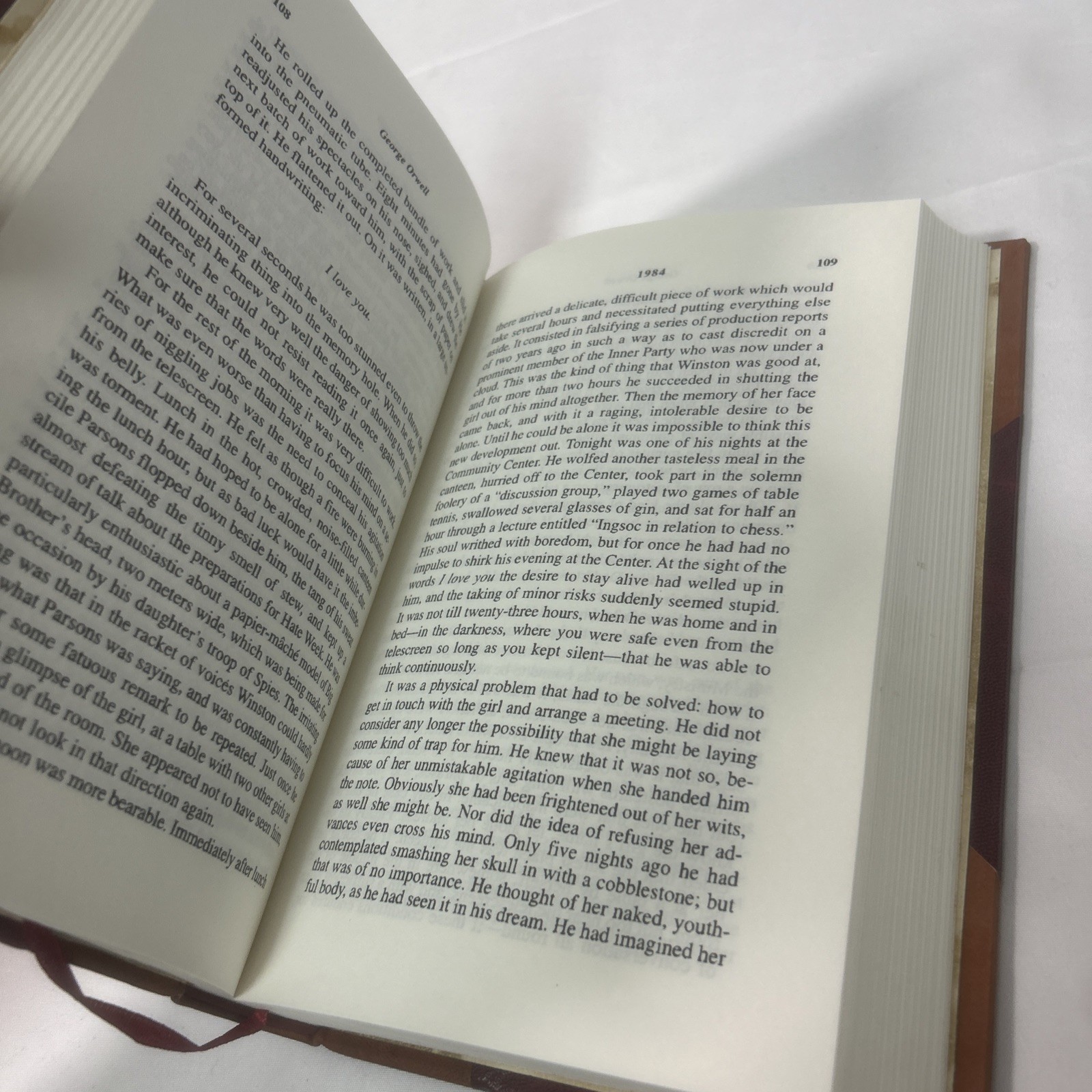 1984 A Novel 1977 By George Orwell [Leather Bound]