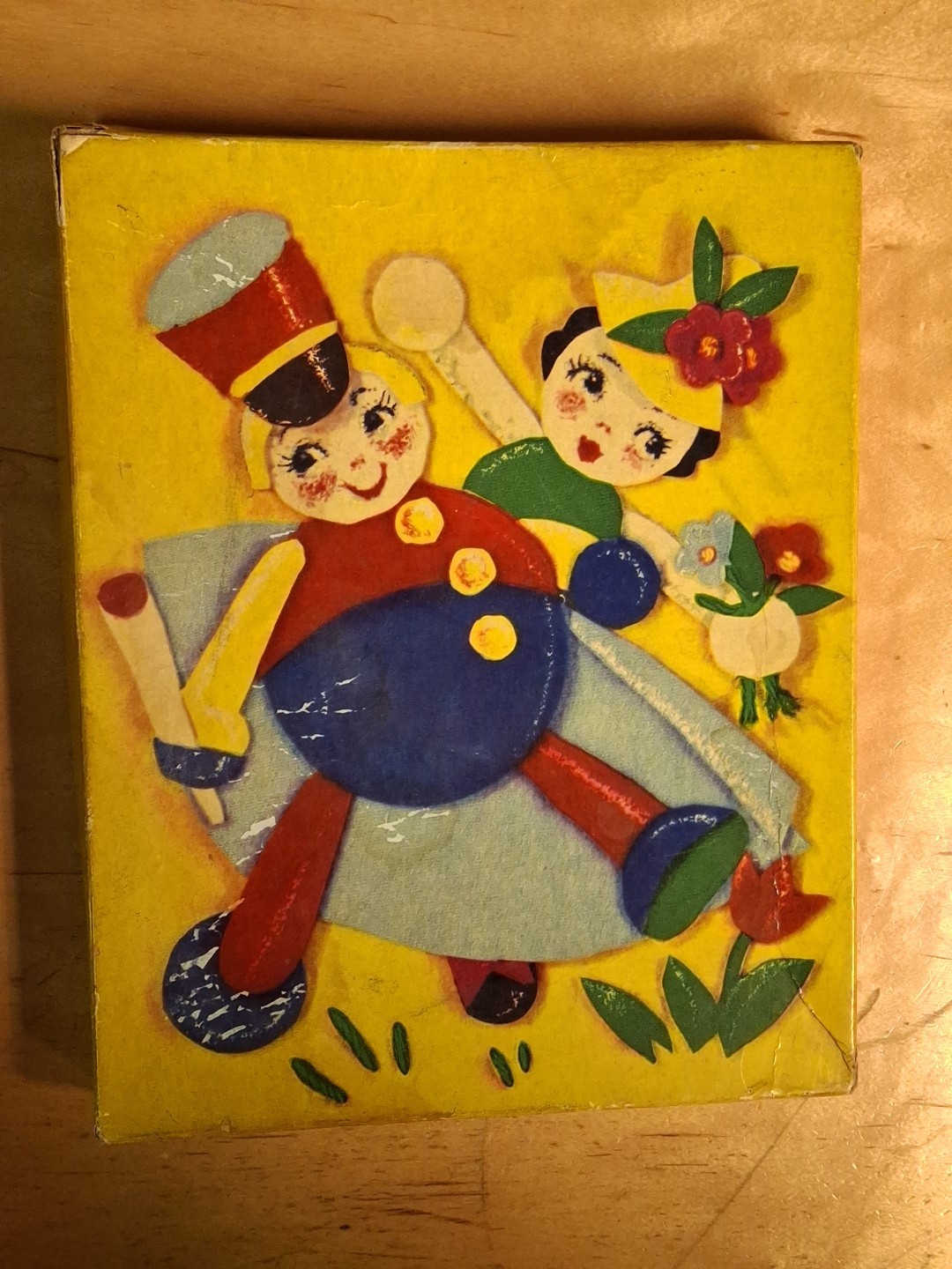 ANTQ Tom Thumb Books Rand McNally Lot 1943 1949 Nursery Rhymes Linen Dog Hankies
