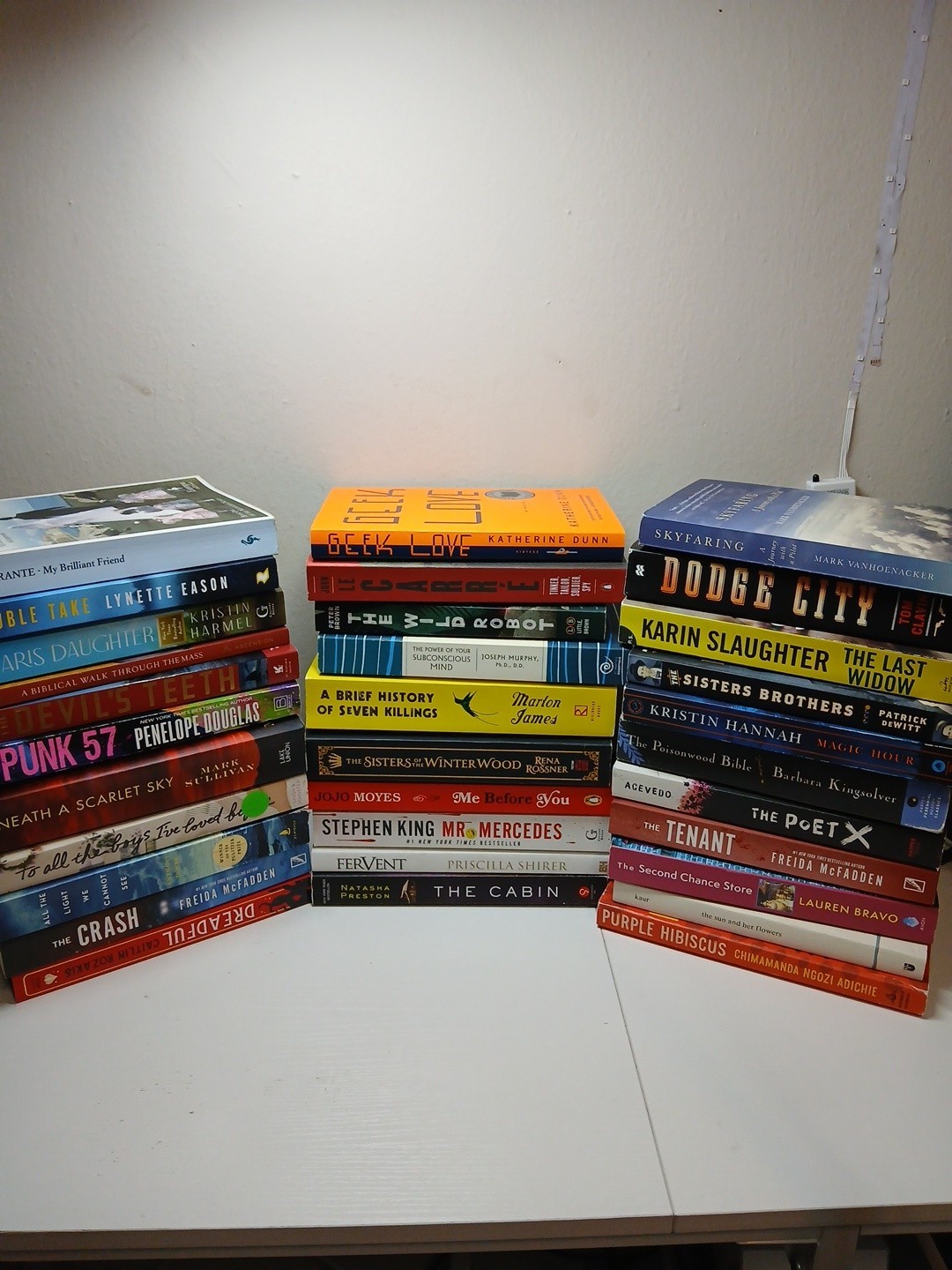 Lot of 20 Mystery Thriller Fiction Paperbacks Popular Author Books MIX UNSORTED