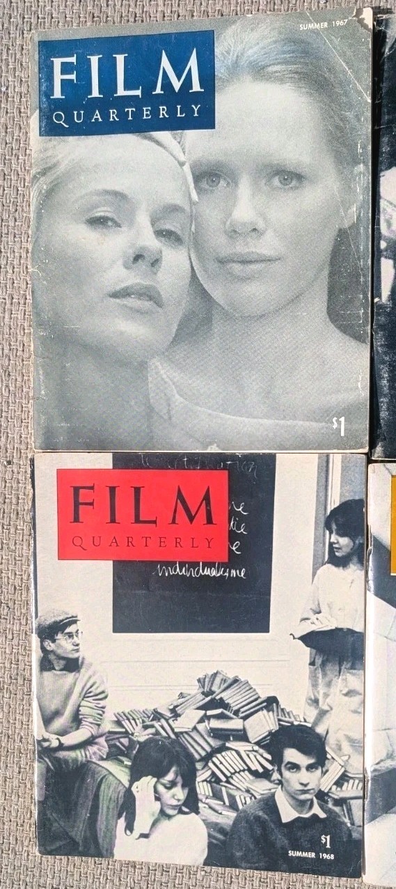 6 Issues Film Quarterly Magazine 1967 1968 1969