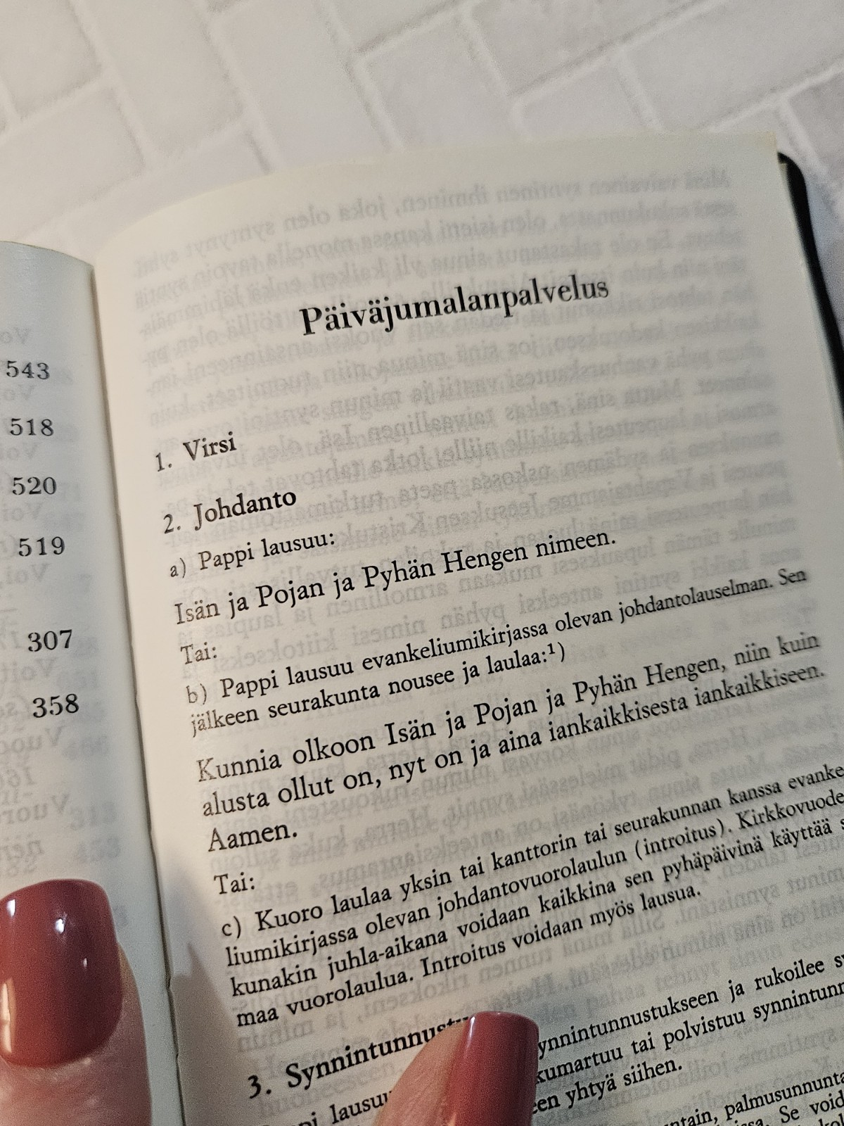 1977 Finnish Hymnal Prayer Book Siionin Laulut Ja Virsikirja Faux Leather…