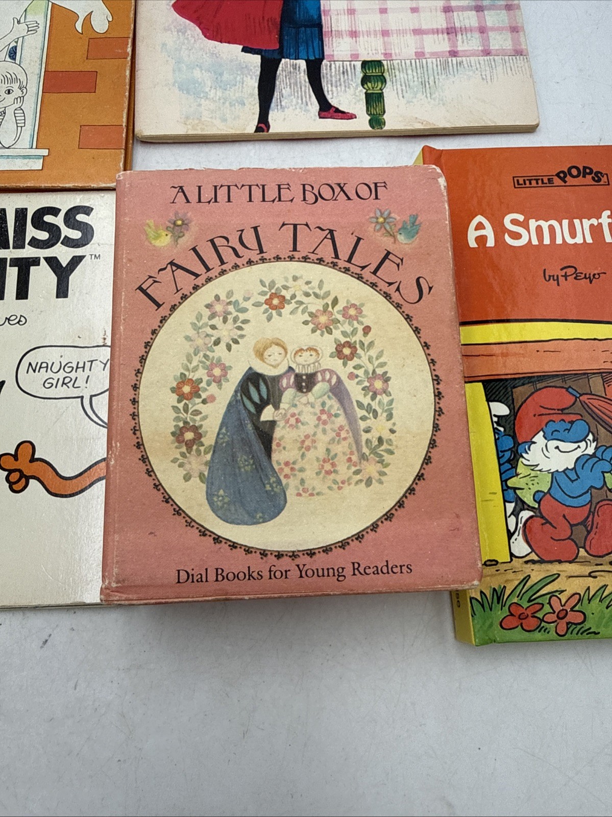 Vtg 1970s 1980s Childrens Book Lot of 17 Little Golden Smurfs Care Bears Whitman