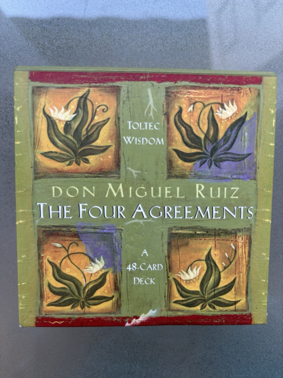 Four Agreements Cards by Miguel Don Ruiz (2001, Cards,Flash Cards)
