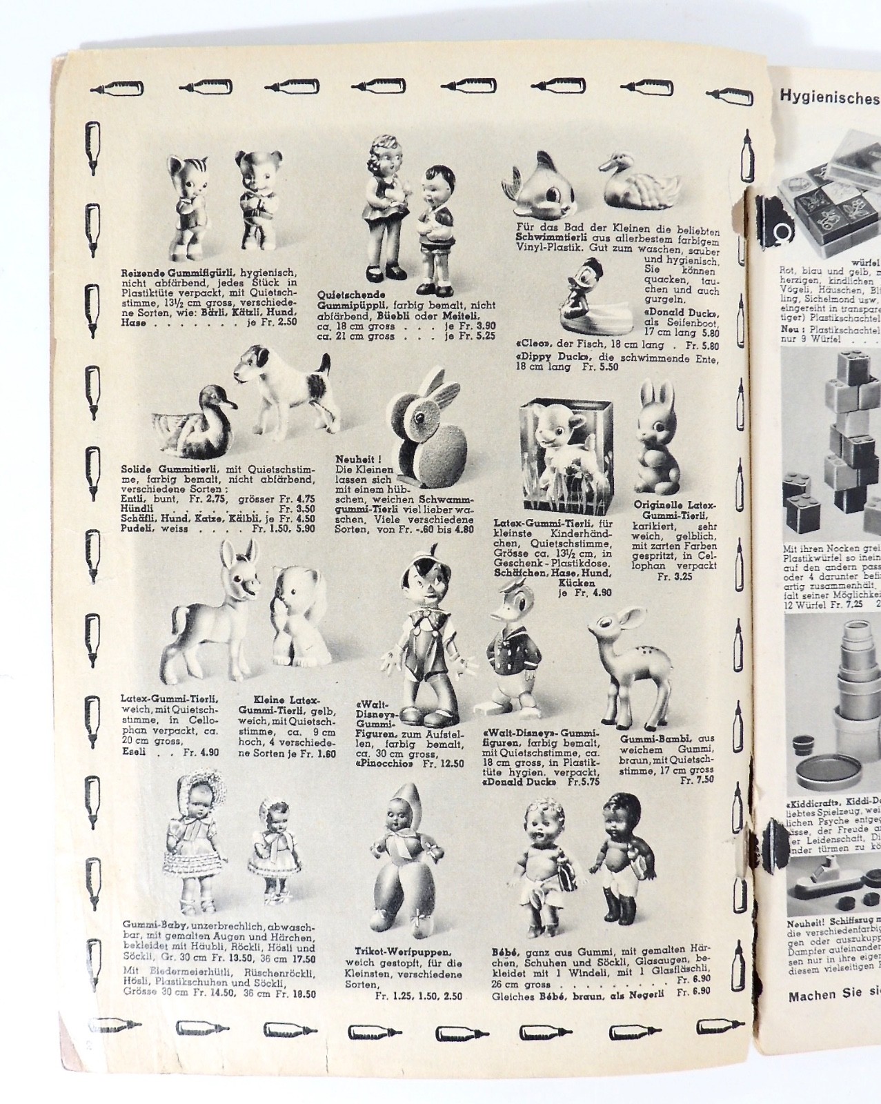 1950s Franz Carl Weber German Toy Catalog Steiff, Dolls, Trains & More 138 Pages