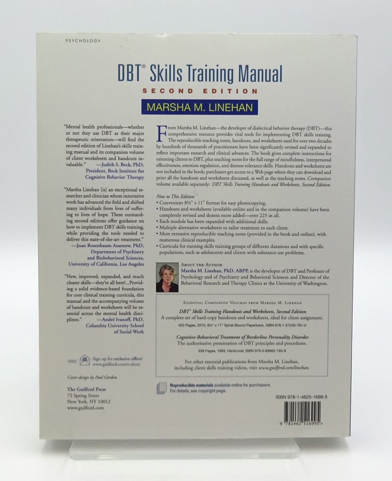 DBT Skills Training Manual Second Edition by Marsha M. Linehan Paperback PB 2015
