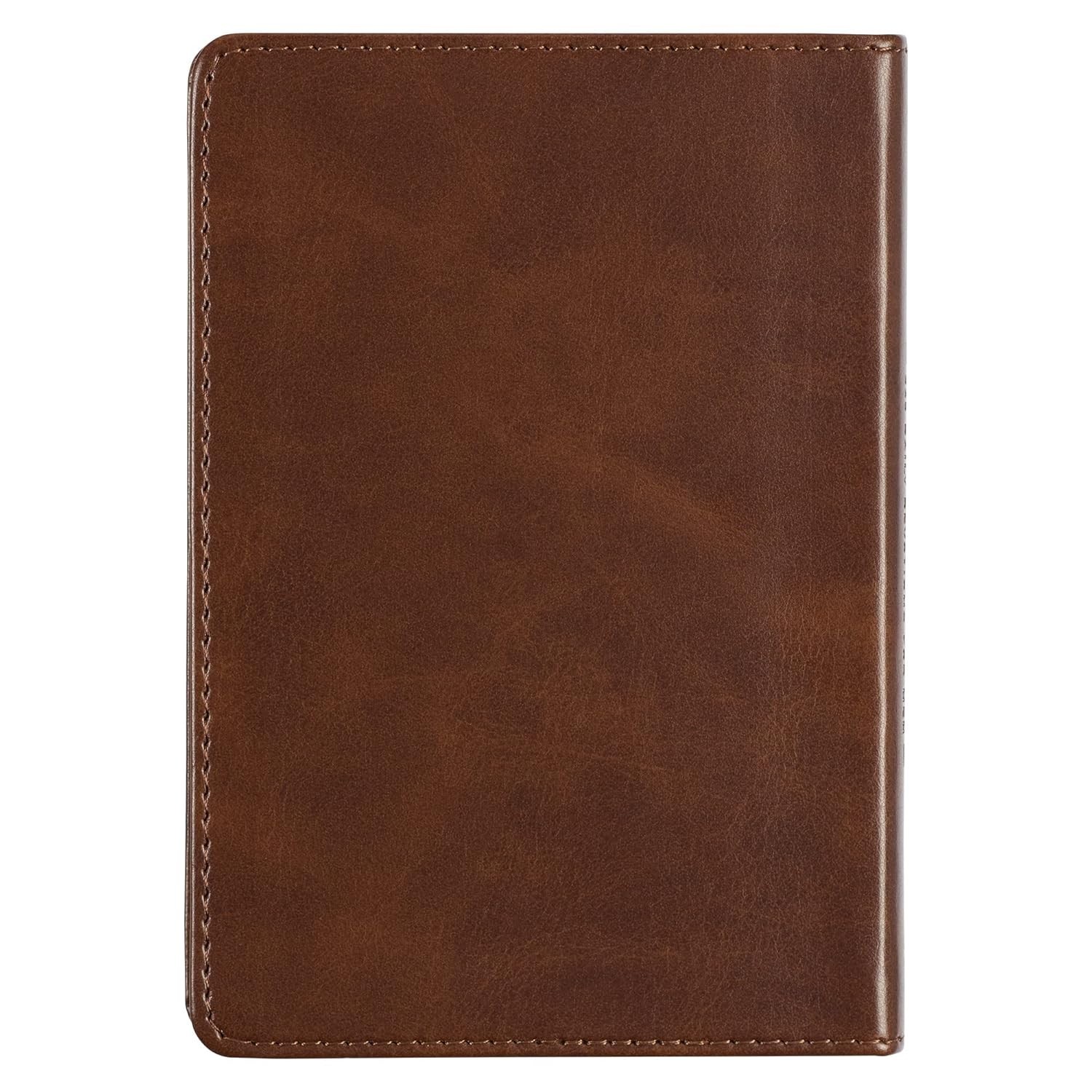 One Minute with God for Men 365 Devotions Brown Faux Leather