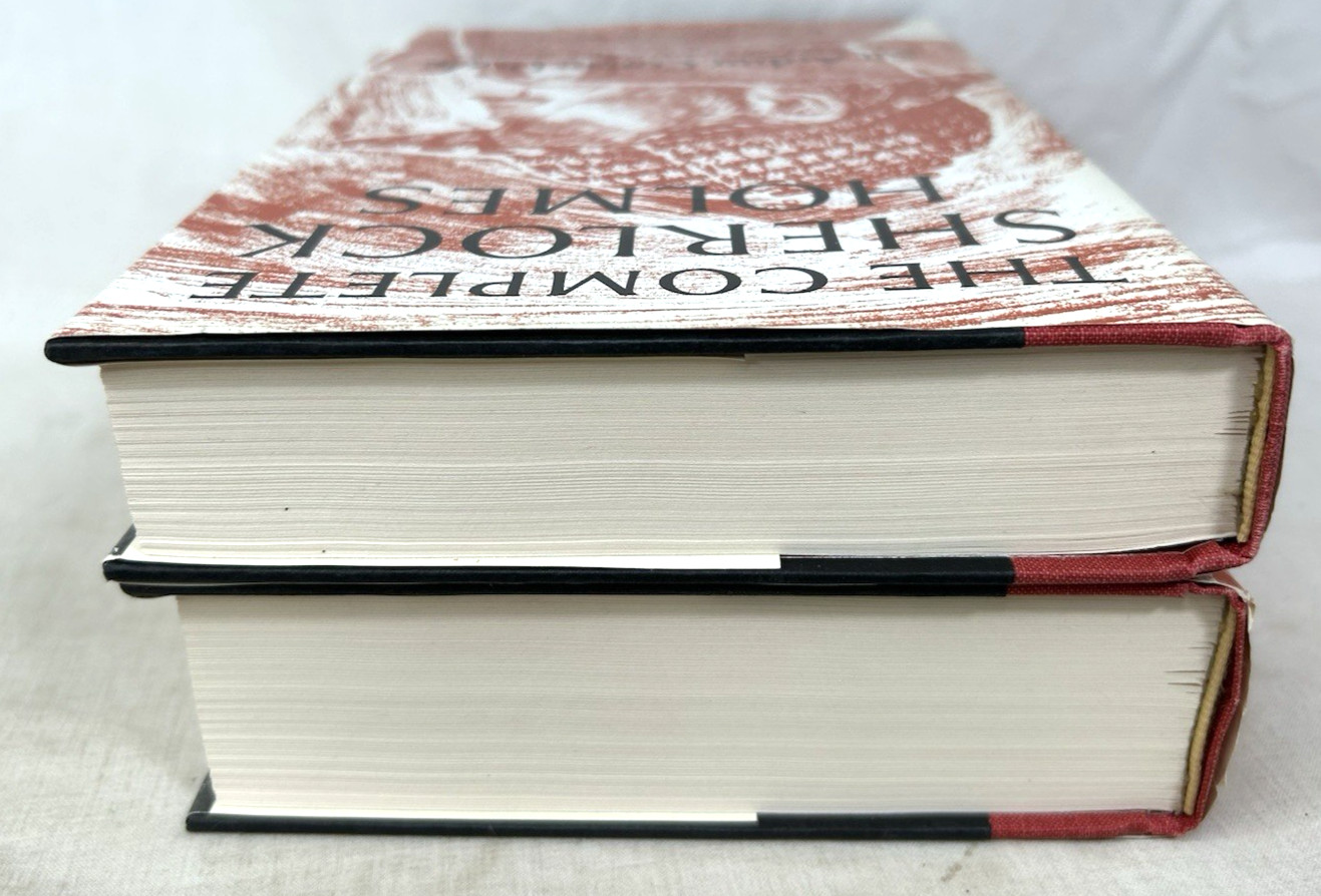 Vintage The Complete Sherlock Holmes in Two Volumes Doubleday HCDJ