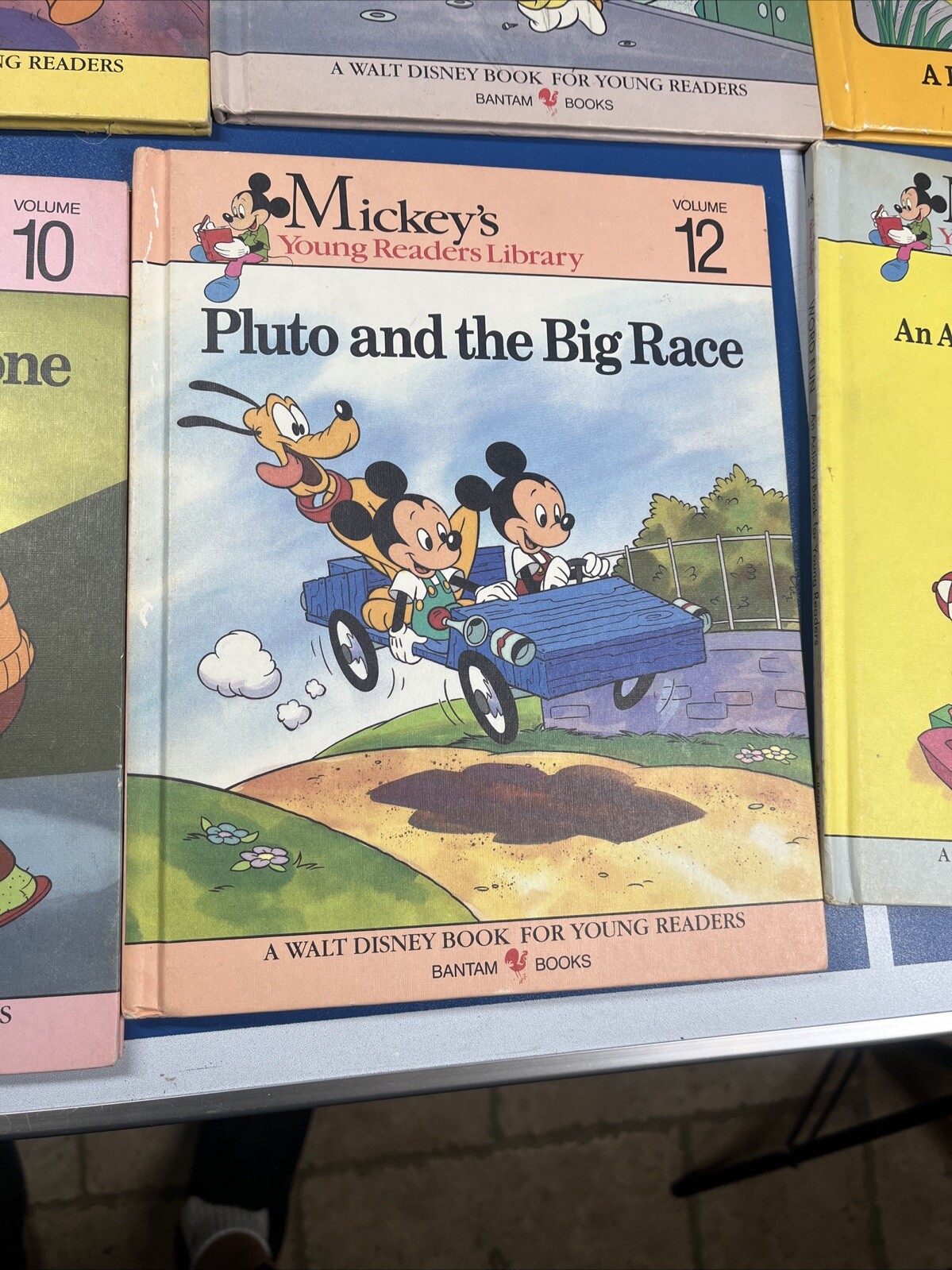 Walt Disney Fun-To-Read Library Lot Set Vintage 1986 1990 Book Hardcovers